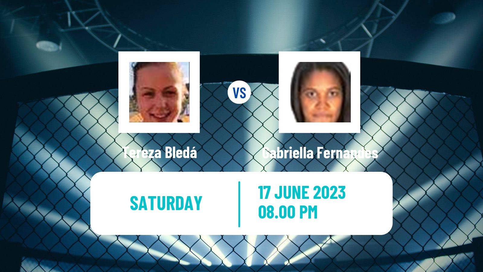 MMA Flyweight Women UFC Tereza Bledá - Gabriella Fernandes