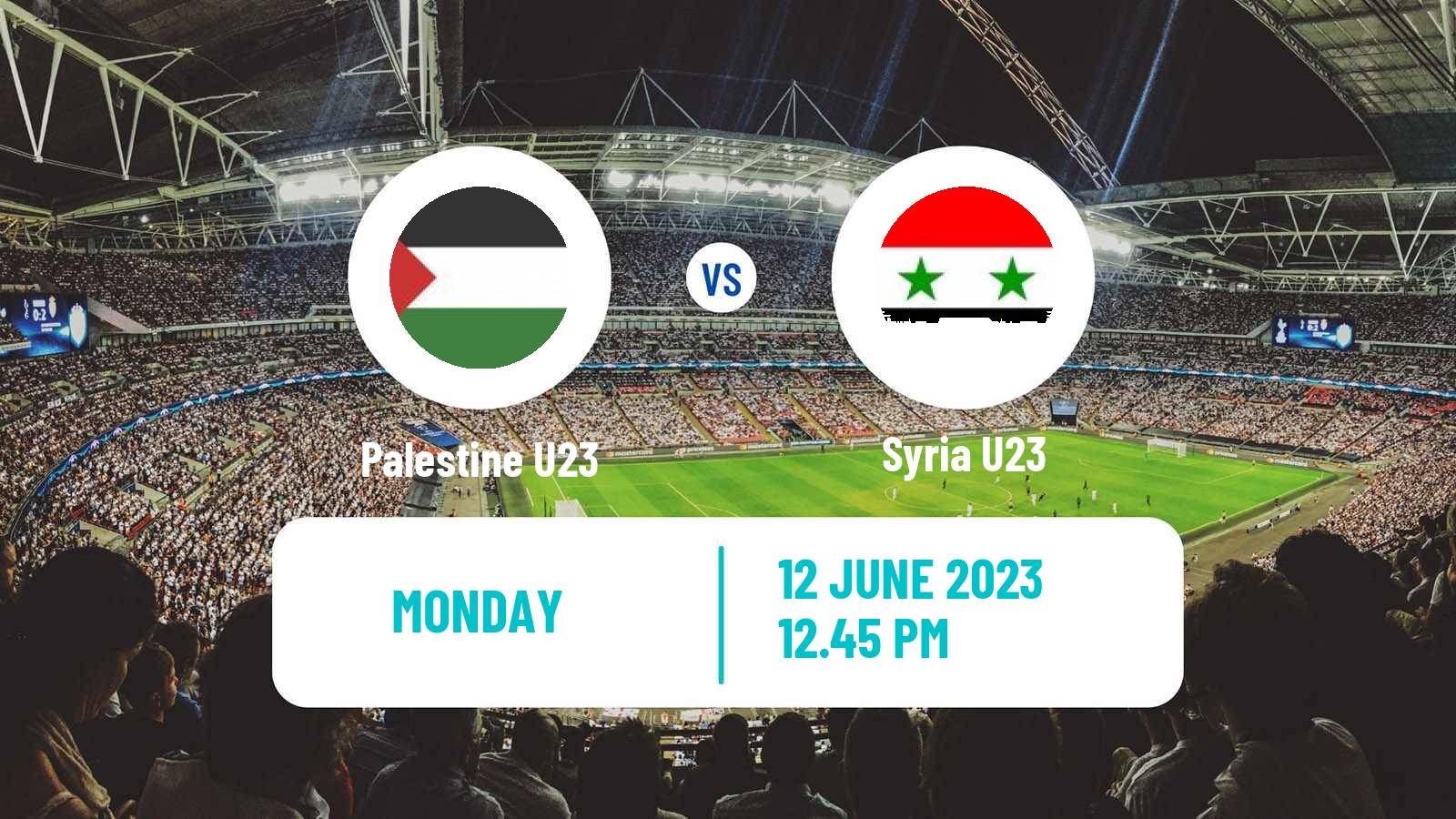 Soccer Friendly Palestine U23 - Syria U23