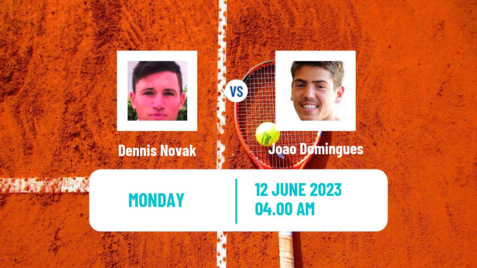 Tennis Lyon Challenger Men Dennis Novak - Joao Domingues
