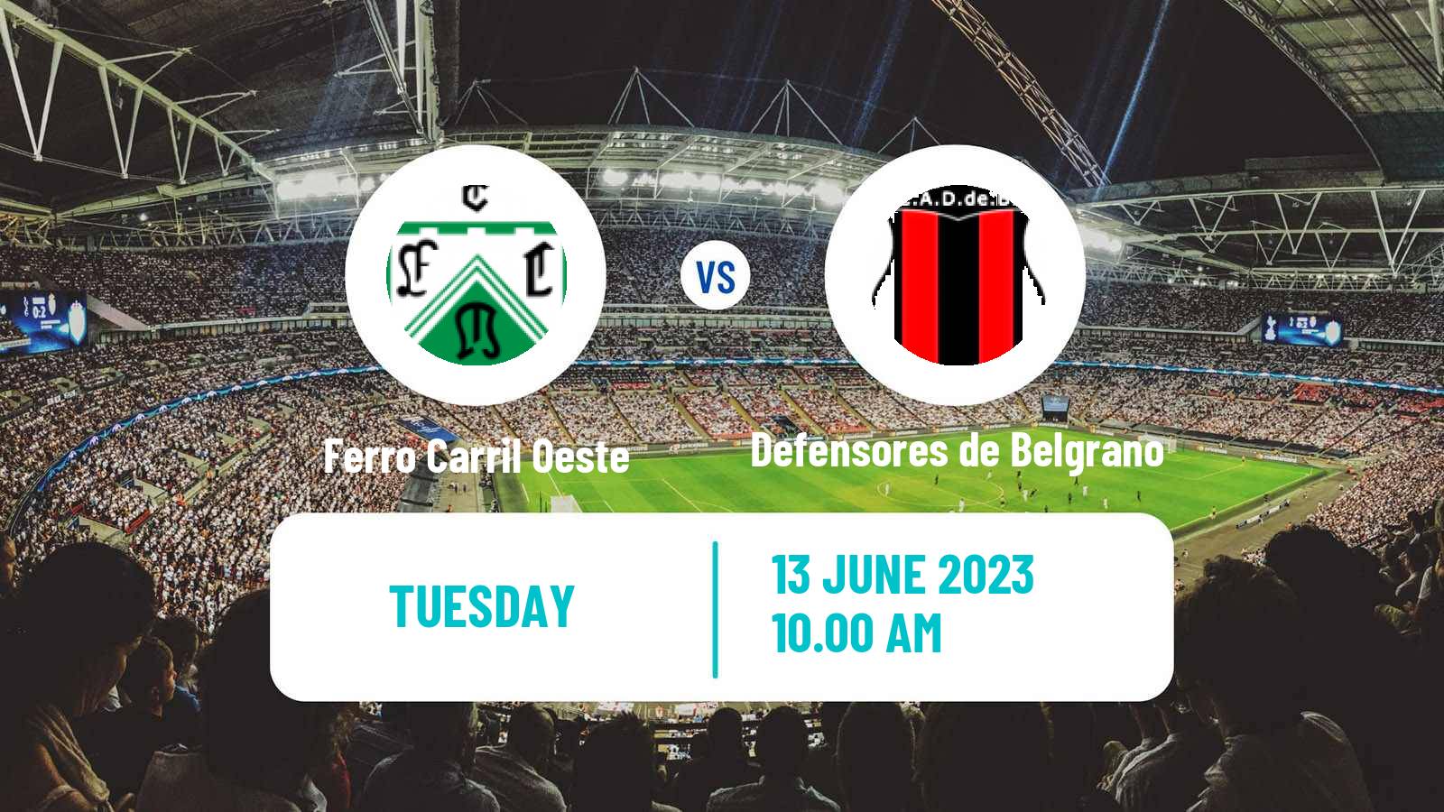 Soccer Argentinian Primera A Women Ferro Carril Oeste - Defensores de Belgrano