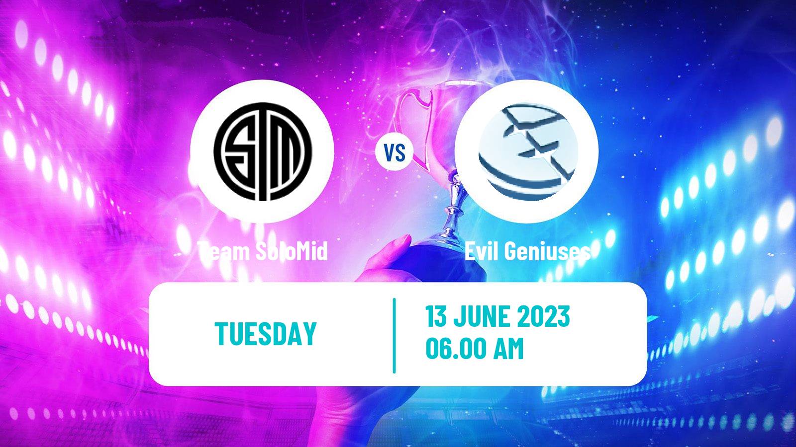 Esports Dota 2 Dreamleague Season 20 Team SoloMid - Evil Geniuses