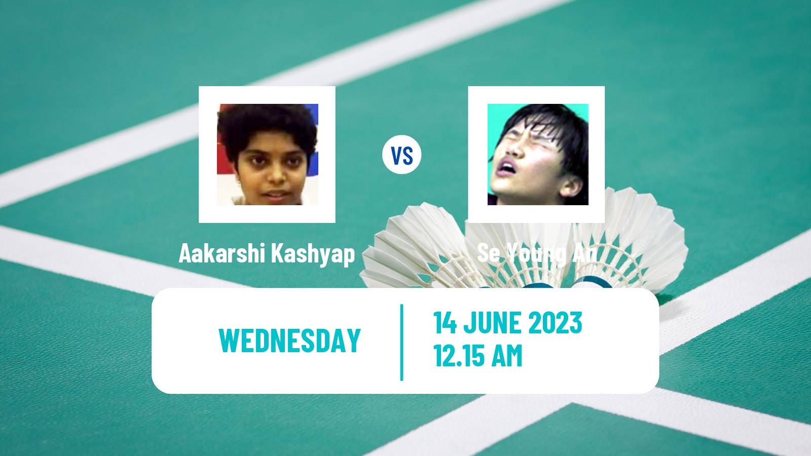 Badminton BWF World Tour Indonesia Open Women Aakarshi Kashyap - Se Young An