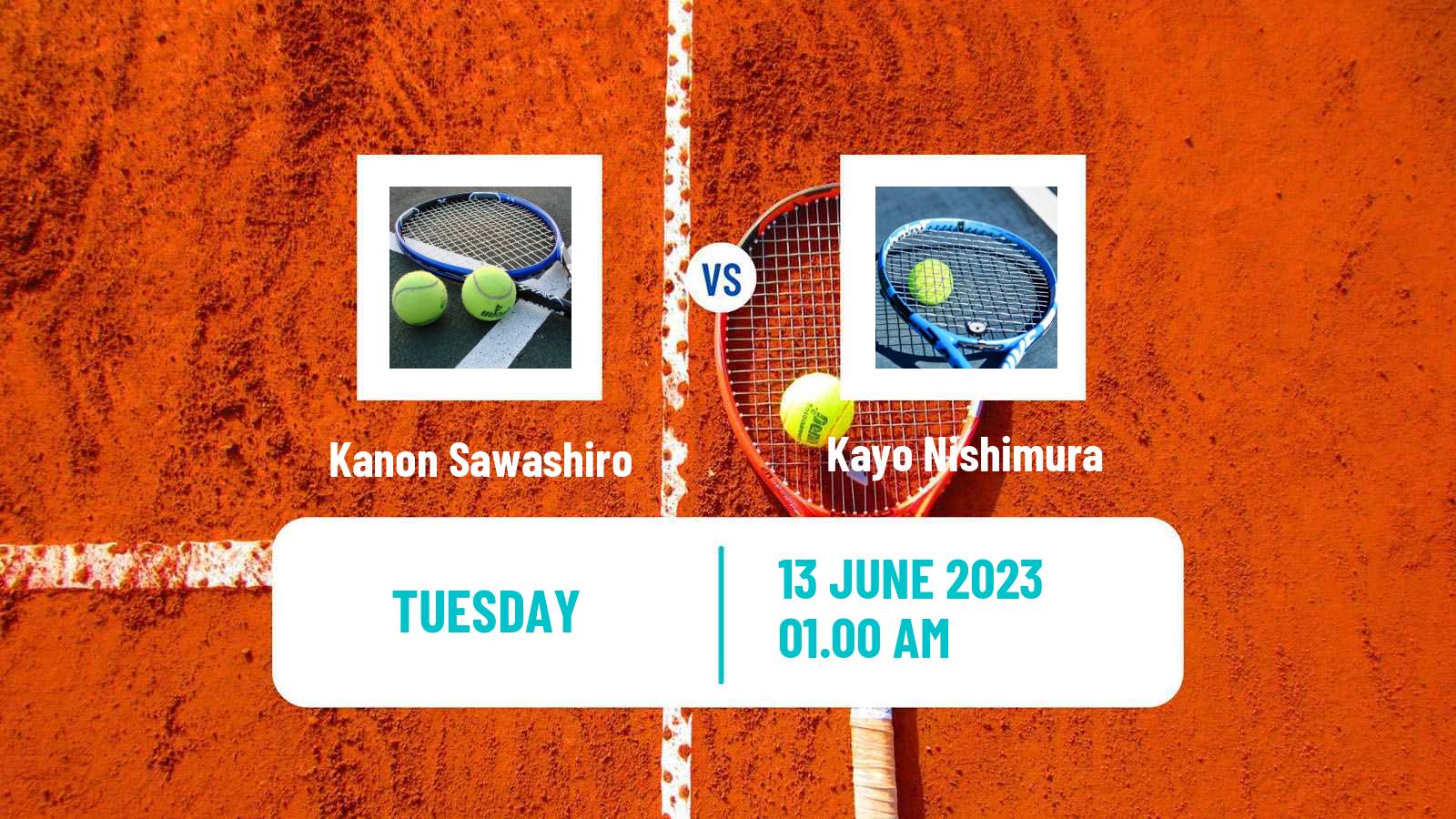 Tennis ITF W15 Kawaguchi Women Kanon Sawashiro - Kayo Nishimura