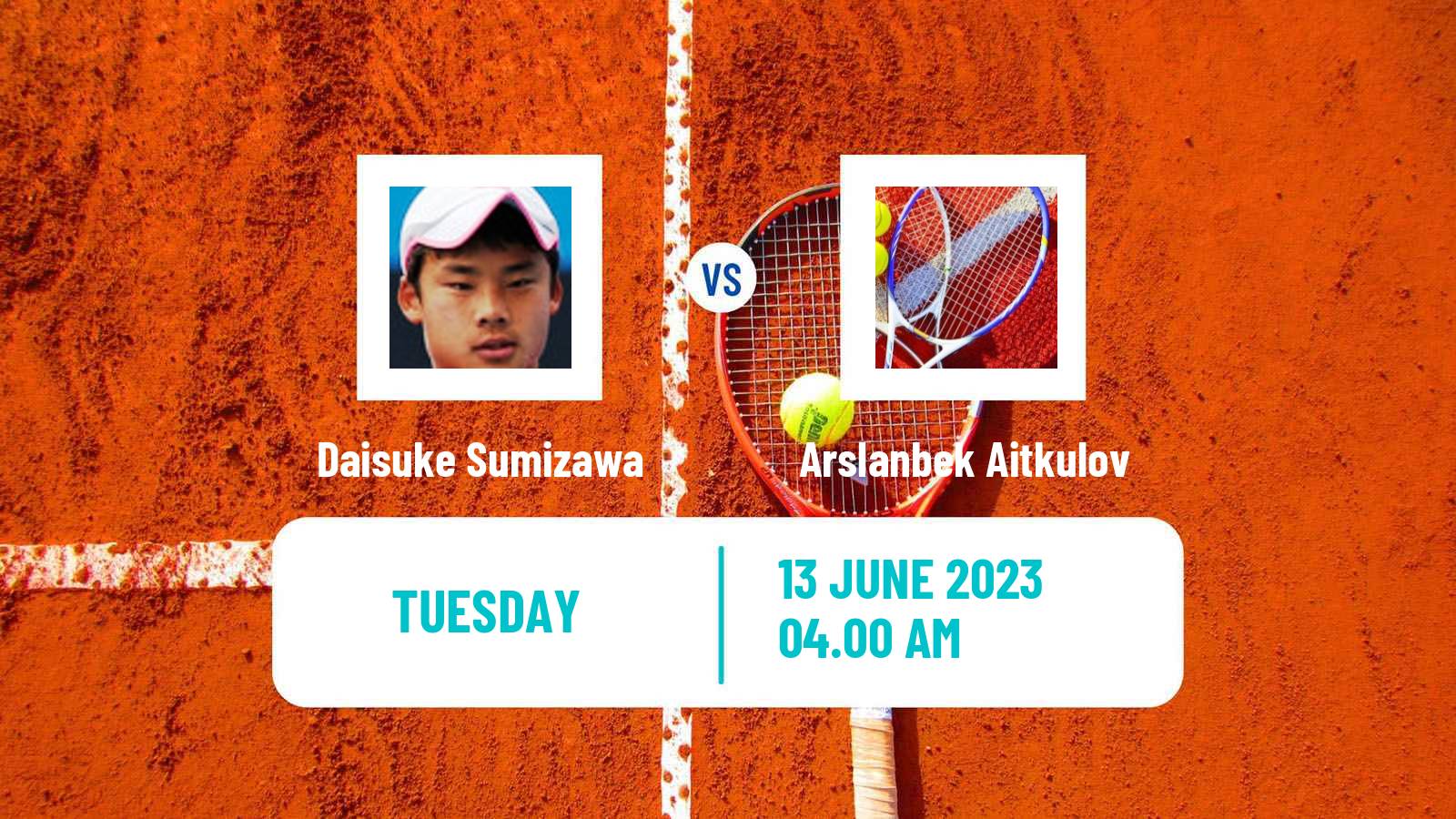 Tennis ITF M25 Nakhon Si Thammarat Men Daisuke Sumizawa - Arslanbek Aitkulov