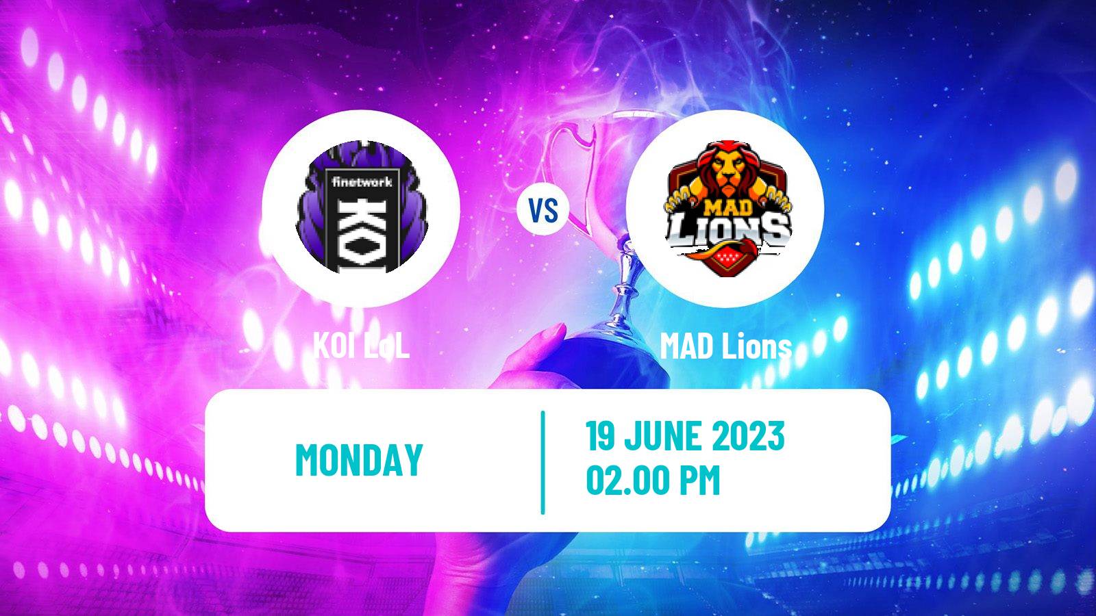 Esports League Of Legends Lec KOI - MAD Lions KOI
