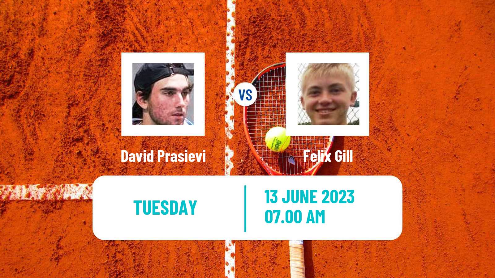 Tennis ITF M15 Kursumlijska Banja 5 Men David Prasievi - Felix Gill