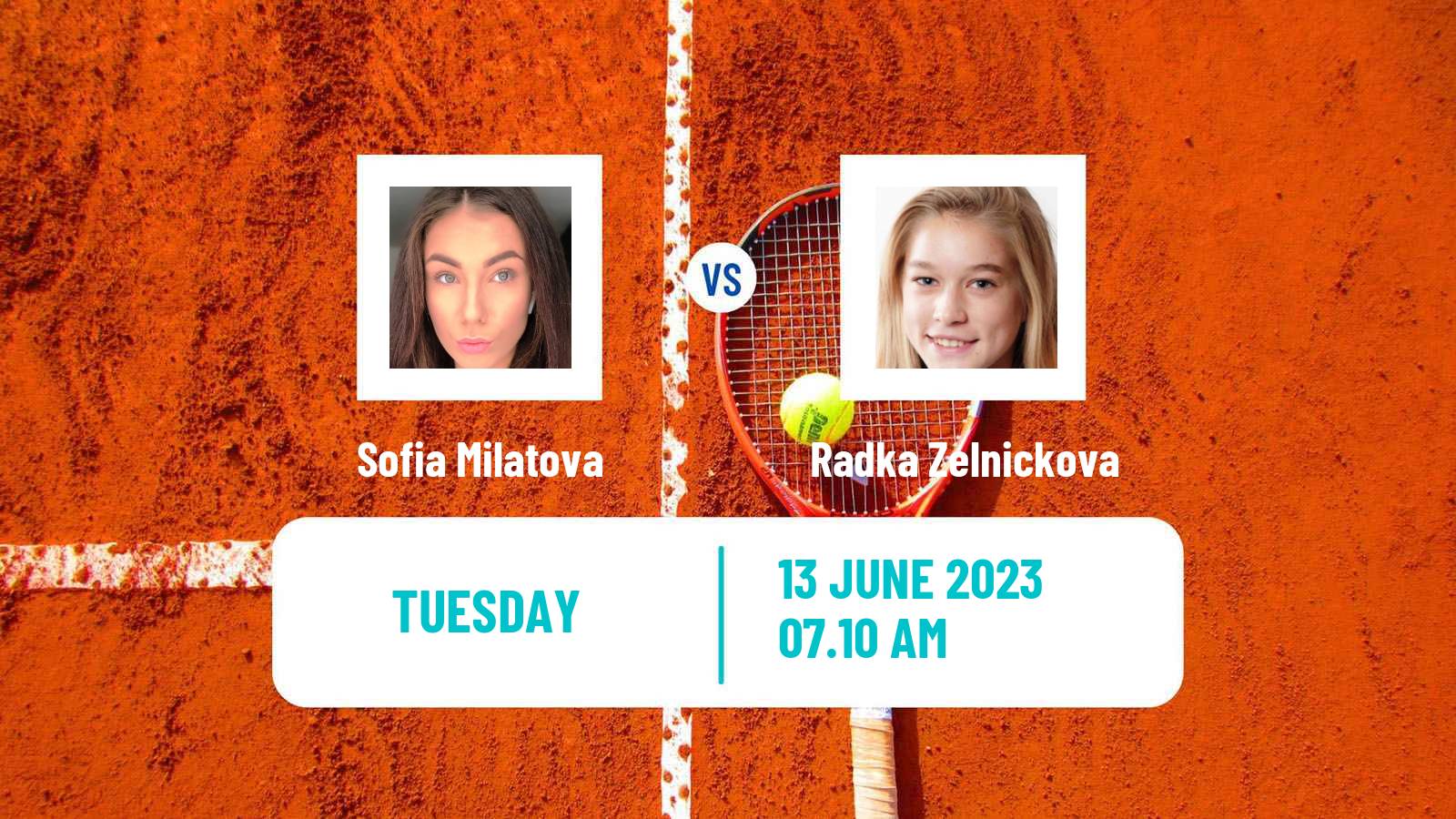 Tennis ITF W60 Ricany Women Sofia Milatova - Radka Zelnickova
