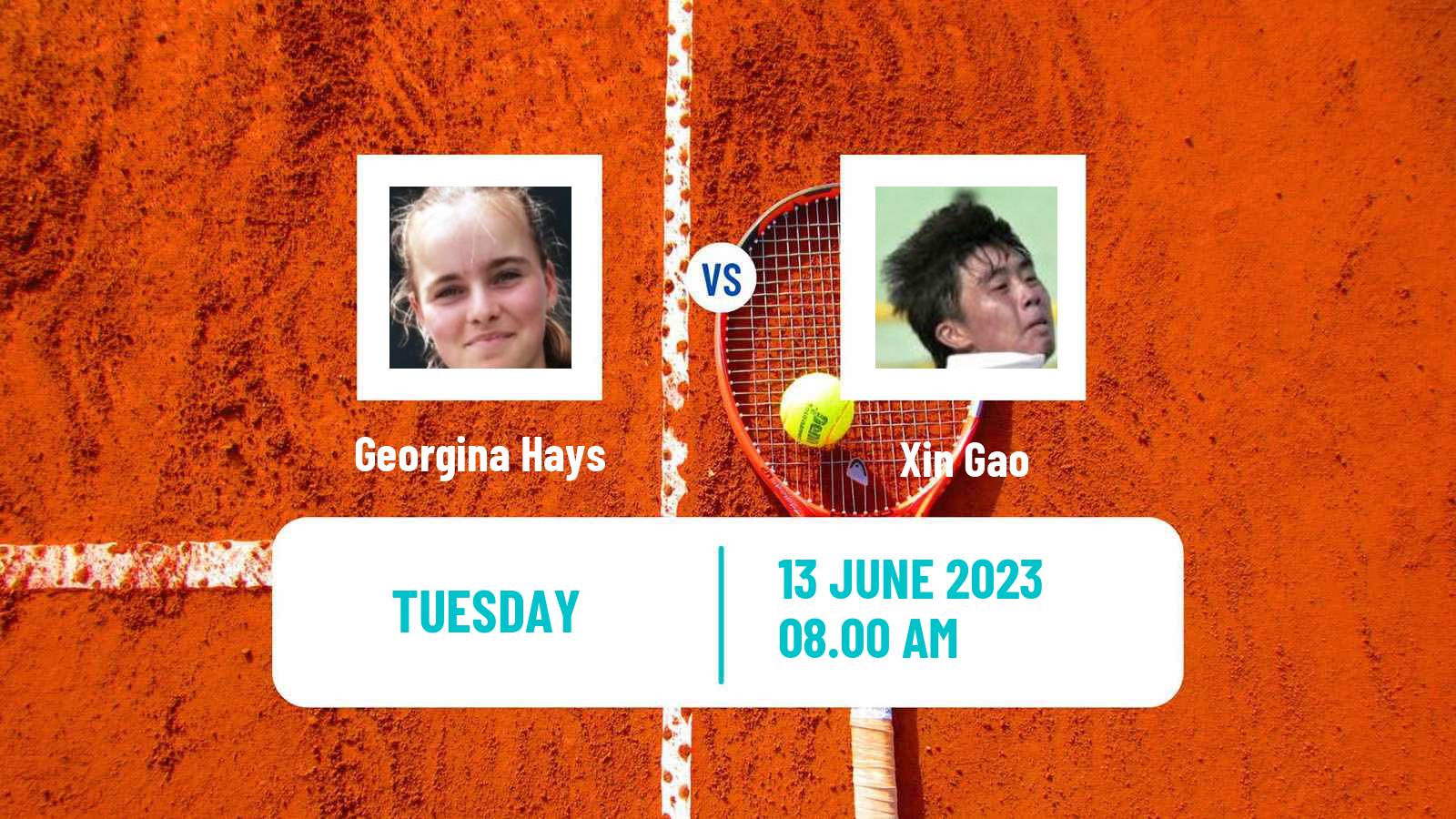 Tennis ITF W25 Guimaraes Women Georgina Hays - Xin Gao