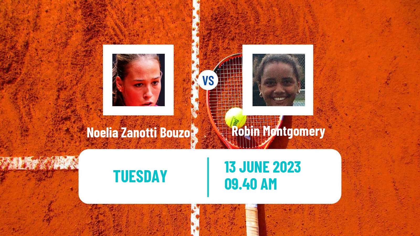 Tennis ITF W60 Madrid Women Noelia Zanotti Bouzo - Robin Montgomery