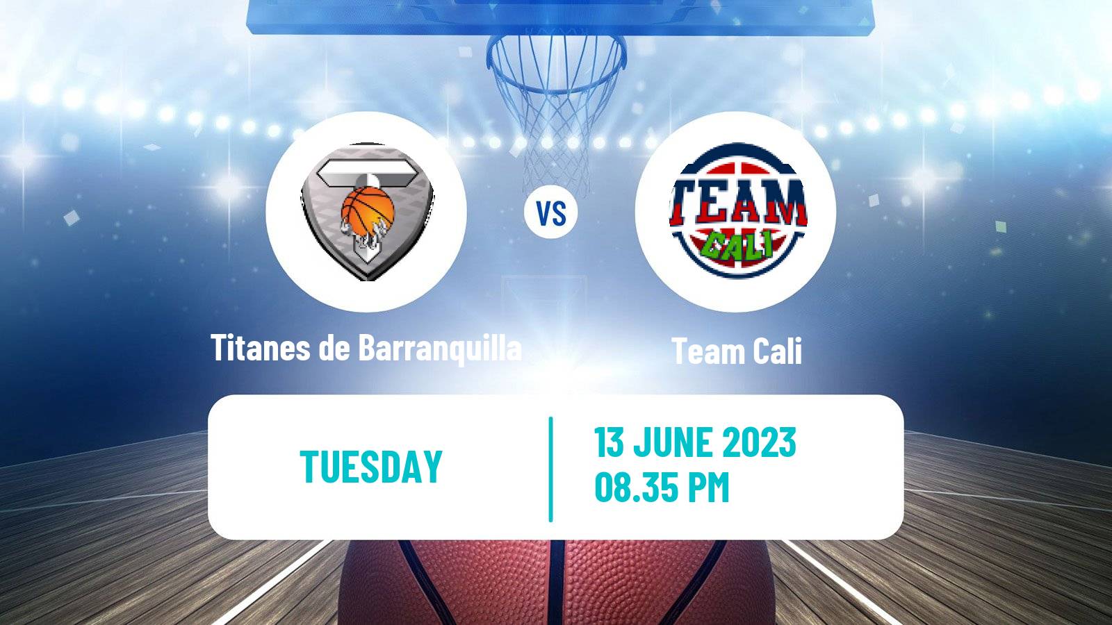 Basketball Colombian LBP Basketball Titanes de Barranquilla - Team Cali