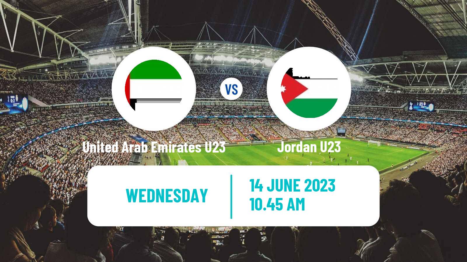 Soccer Friendly United Arab Emirates U23 - Jordan U23