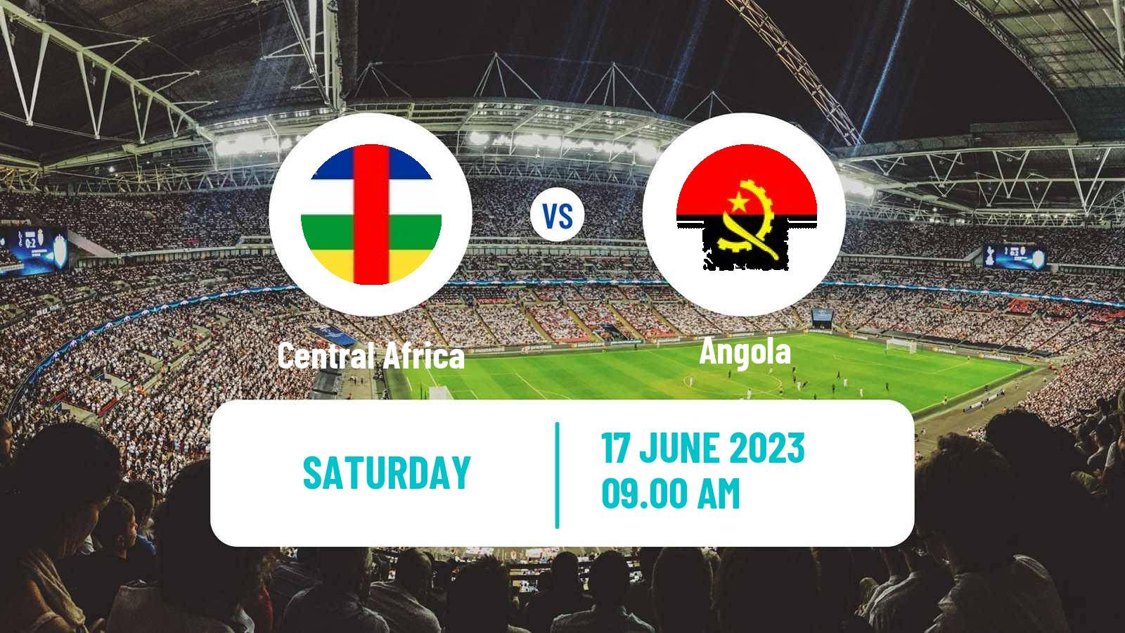 Soccer Africa Cup of Nations Central Africa - Angola