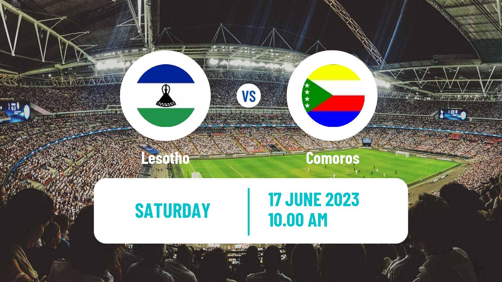 Soccer Africa Cup of Nations Lesotho - Comoros