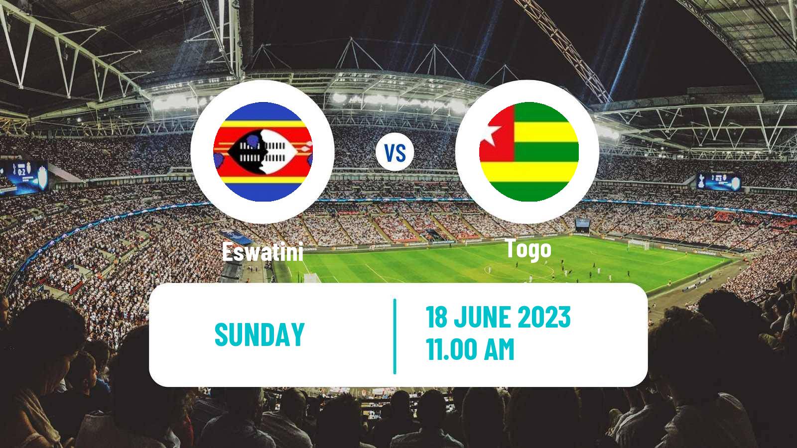 Soccer Africa Cup of Nations Eswatini - Togo