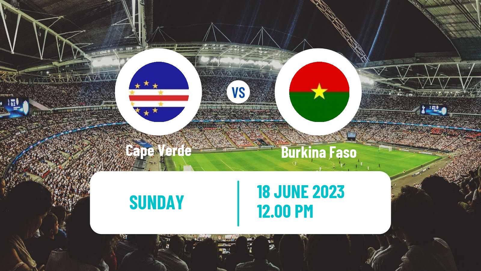 Soccer Africa Cup of Nations Cape Verde - Burkina Faso