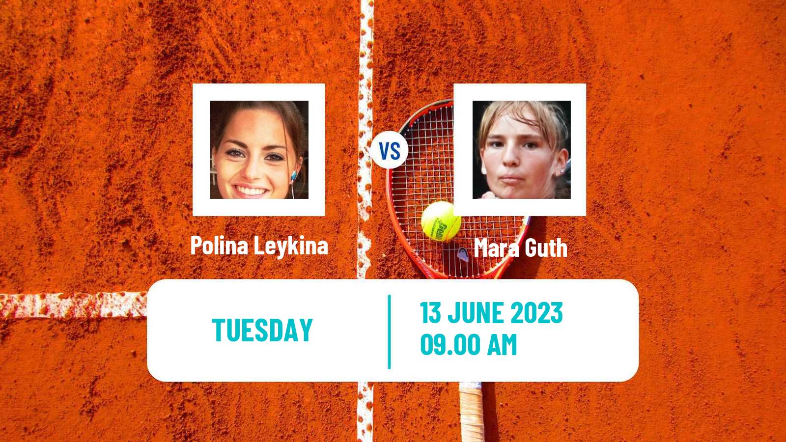 Tennis ITF W60 Ricany Women Polina Leykina - Mara Guth