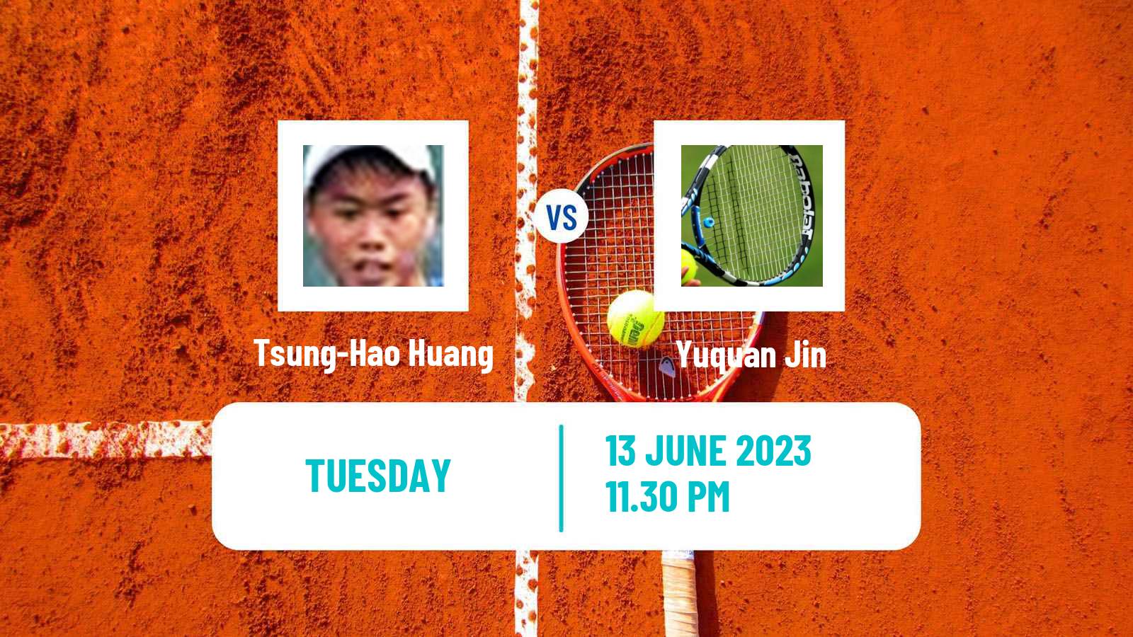 Tennis ITF M15 Tianjin Men Tsung-Hao Huang - Yuquan Jin