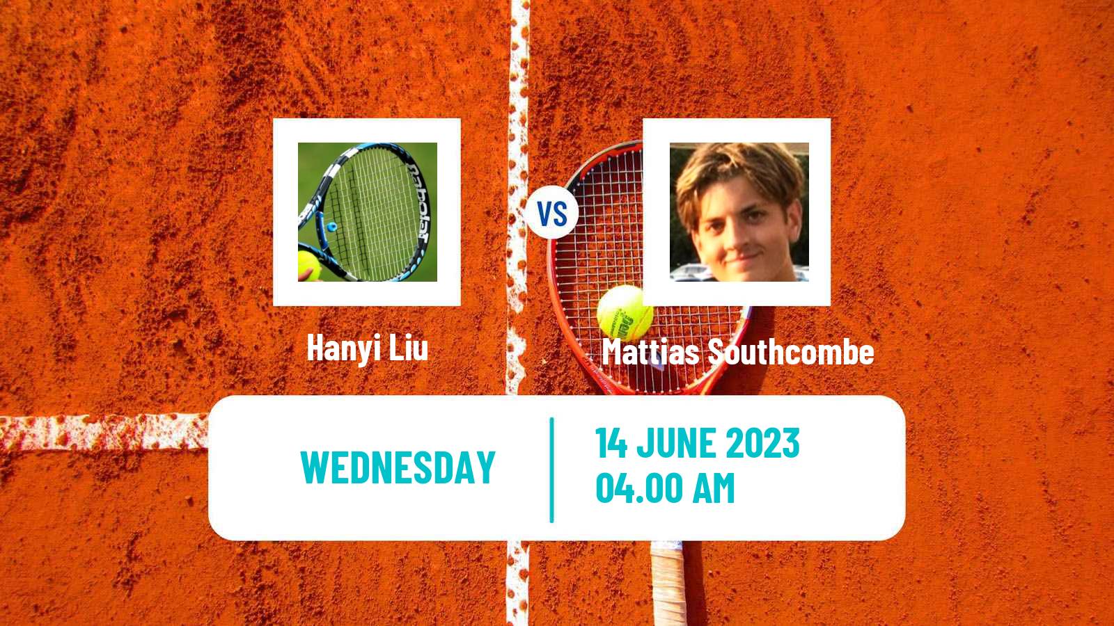 Tennis ITF M15 Tianjin Men Hanyi Liu - Mattias Southcombe
