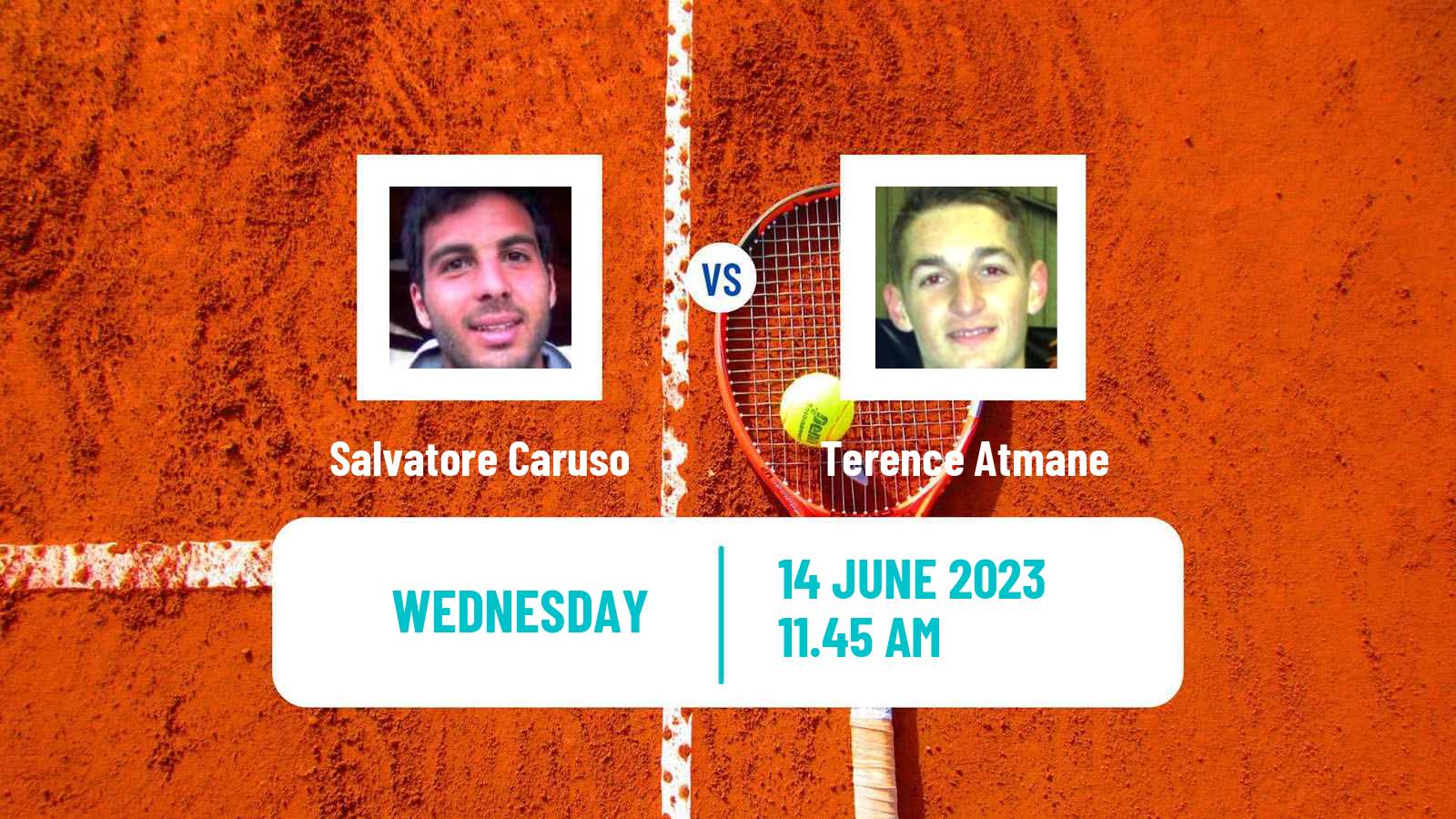Tennis Lyon Challenger Men Salvatore Caruso - Terence Atmane