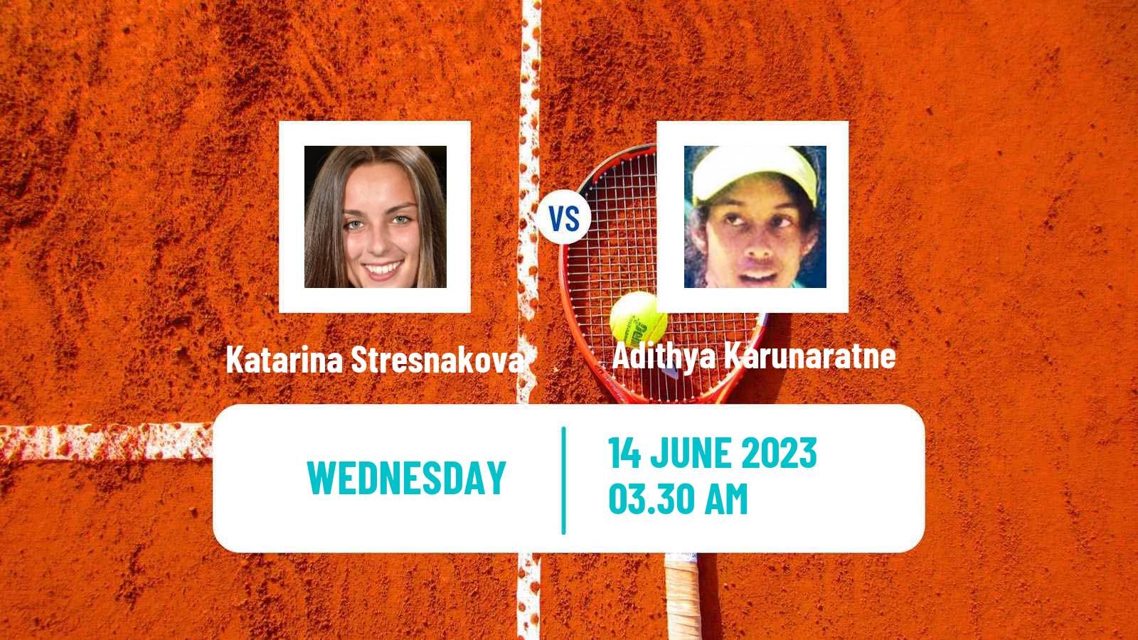 Tennis ITF W60 Madrid Women Katarina Stresnakova - Adithya Karunaratne