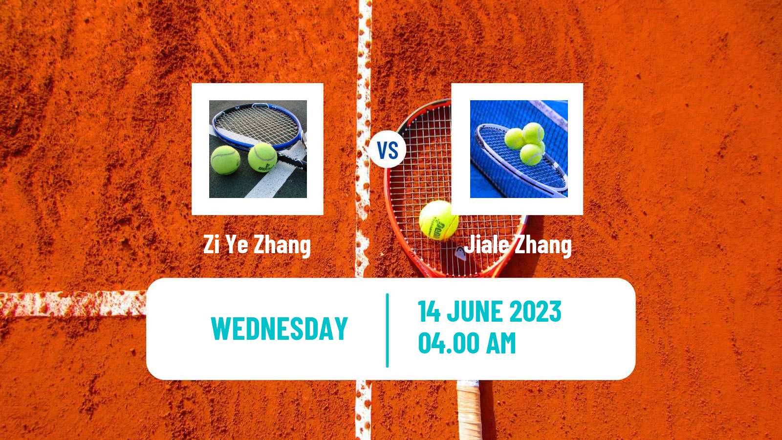Tennis ITF W15 Tianjin Women Zi Ye Zhang - Jiale Zhang