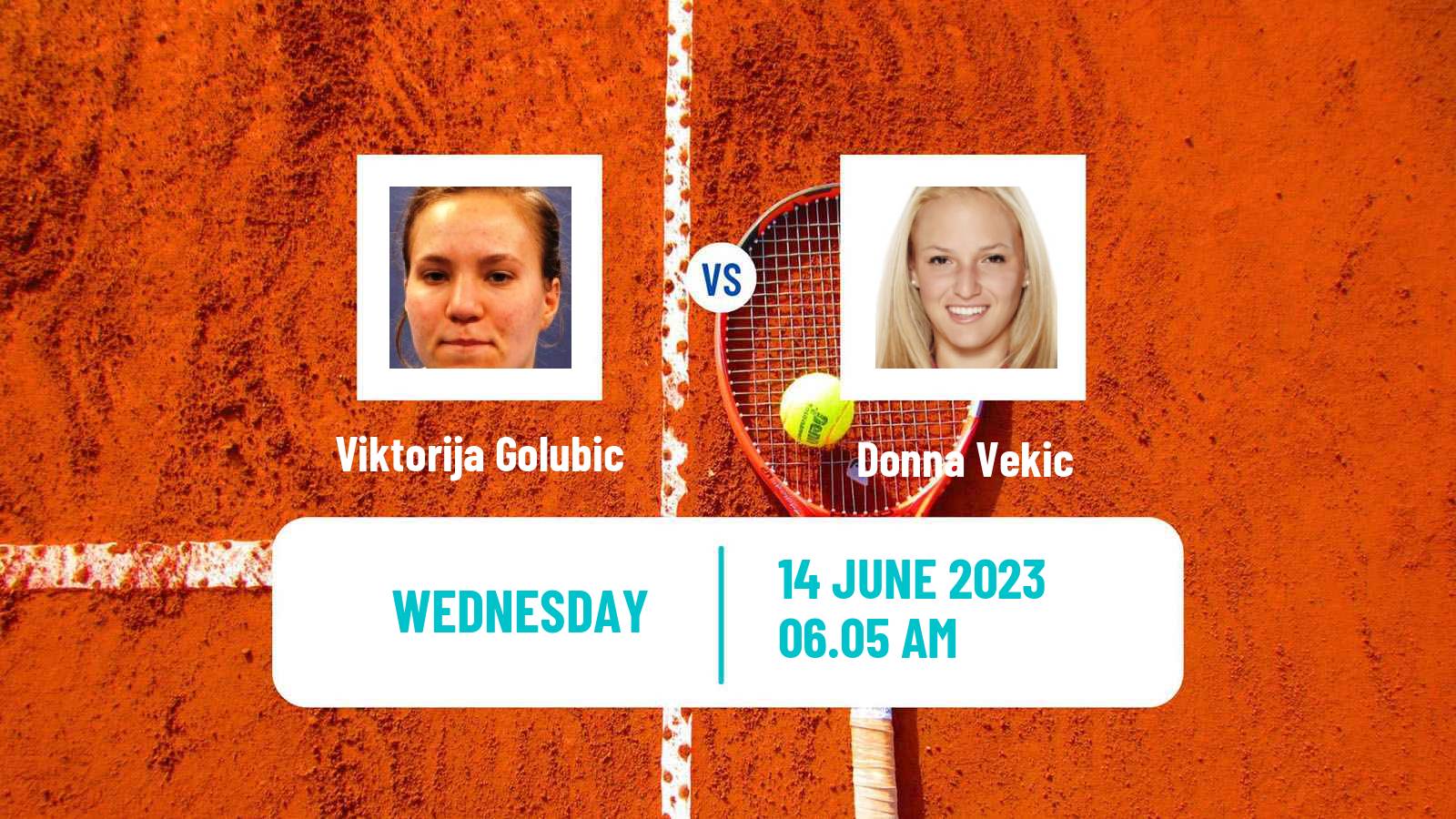 Tennis WTA Nottingham Viktorija Golubic - Donna Vekic