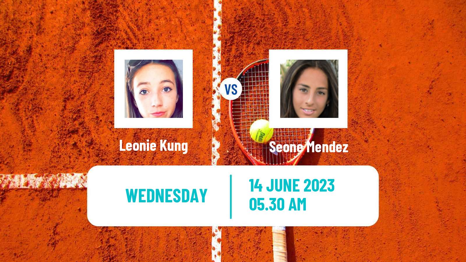 Tennis ITF W60 Ricany Women Leonie Kung - Seone Mendez