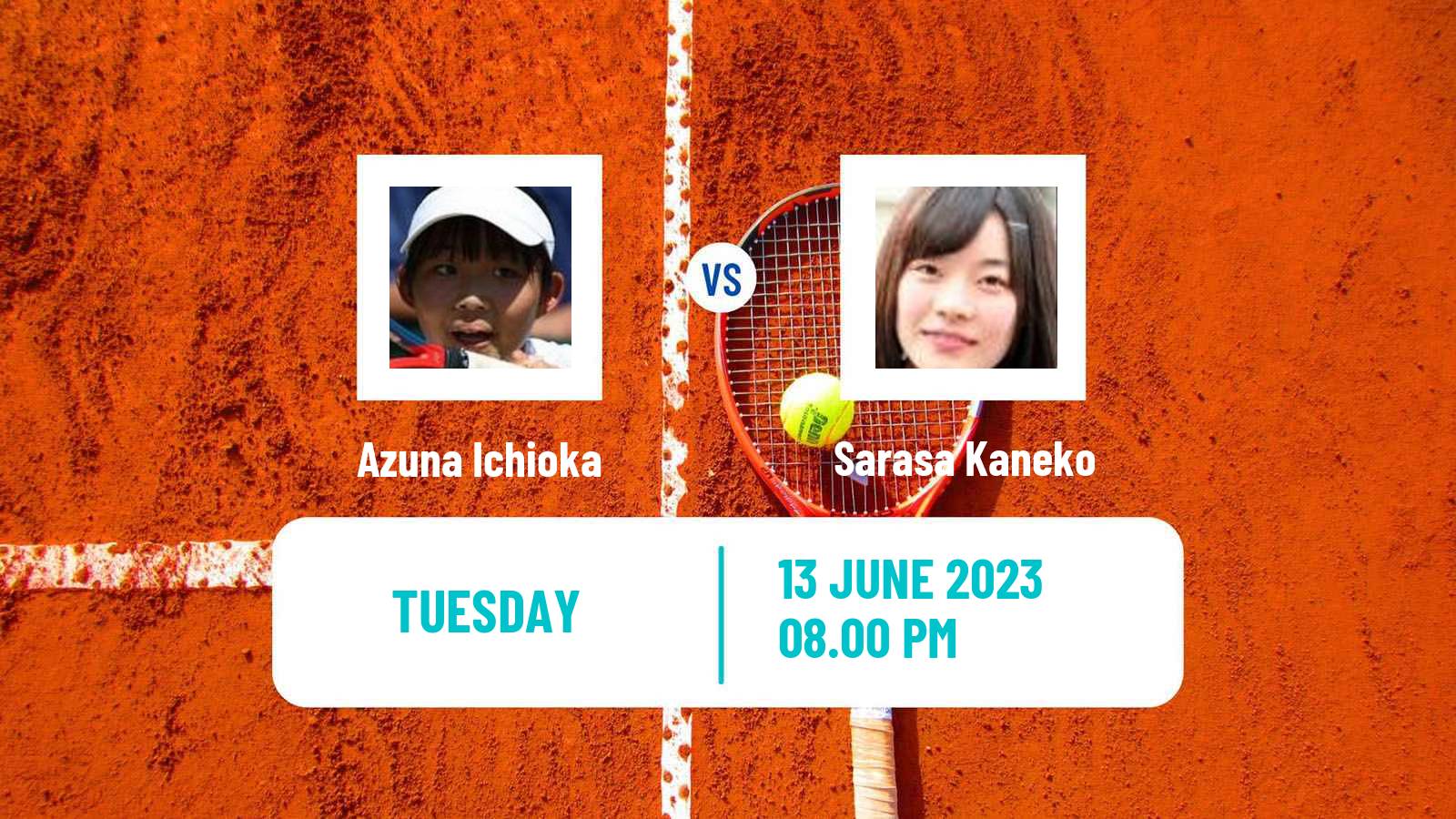 Tennis ITF W15 Kawaguchi Women Azuna Ichioka - Sarasa Kaneko