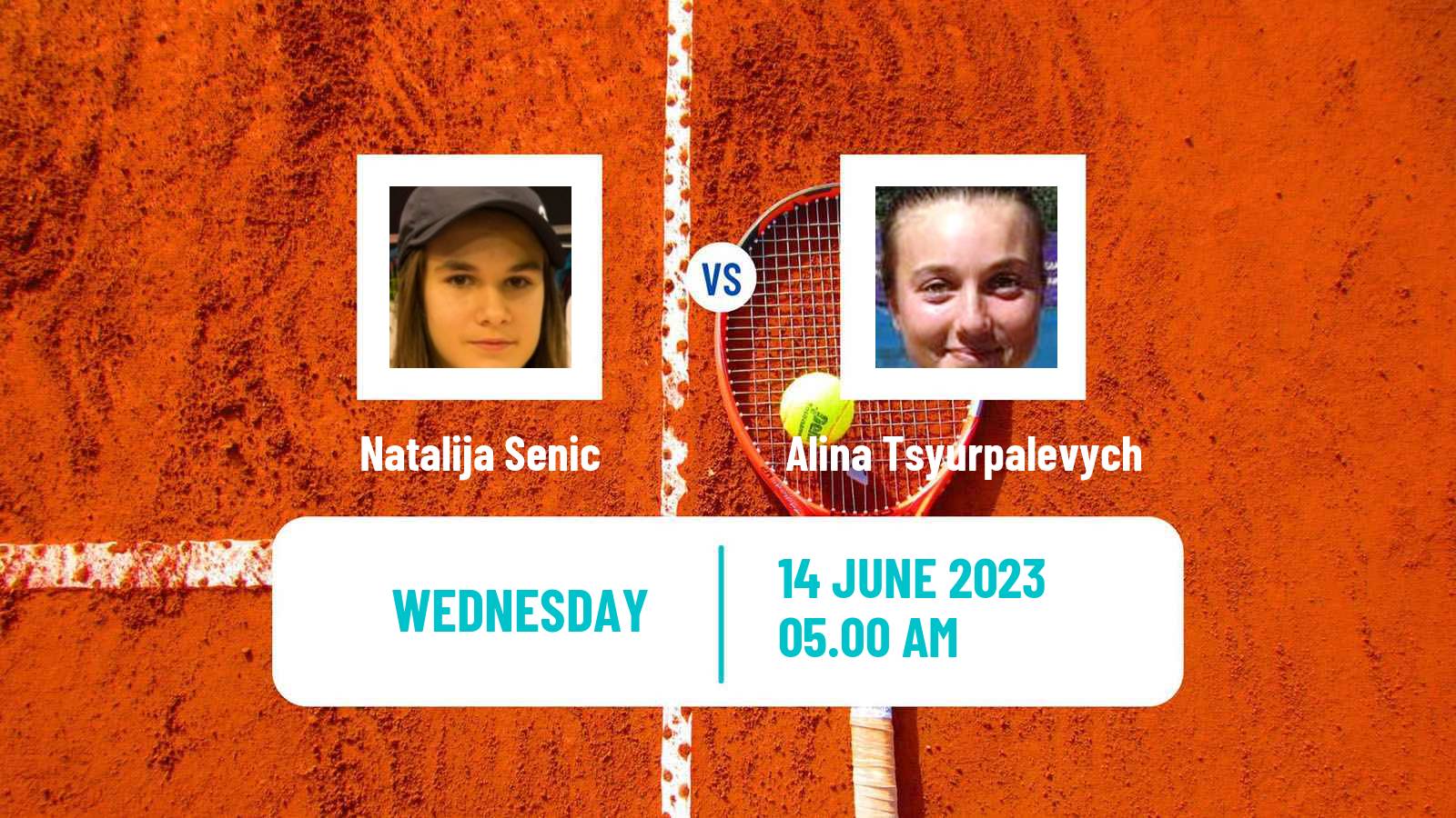 Tennis ITF W15 Kursumlijska Banja 7 Women Natalija Senic - Alina Tsyurpalevych