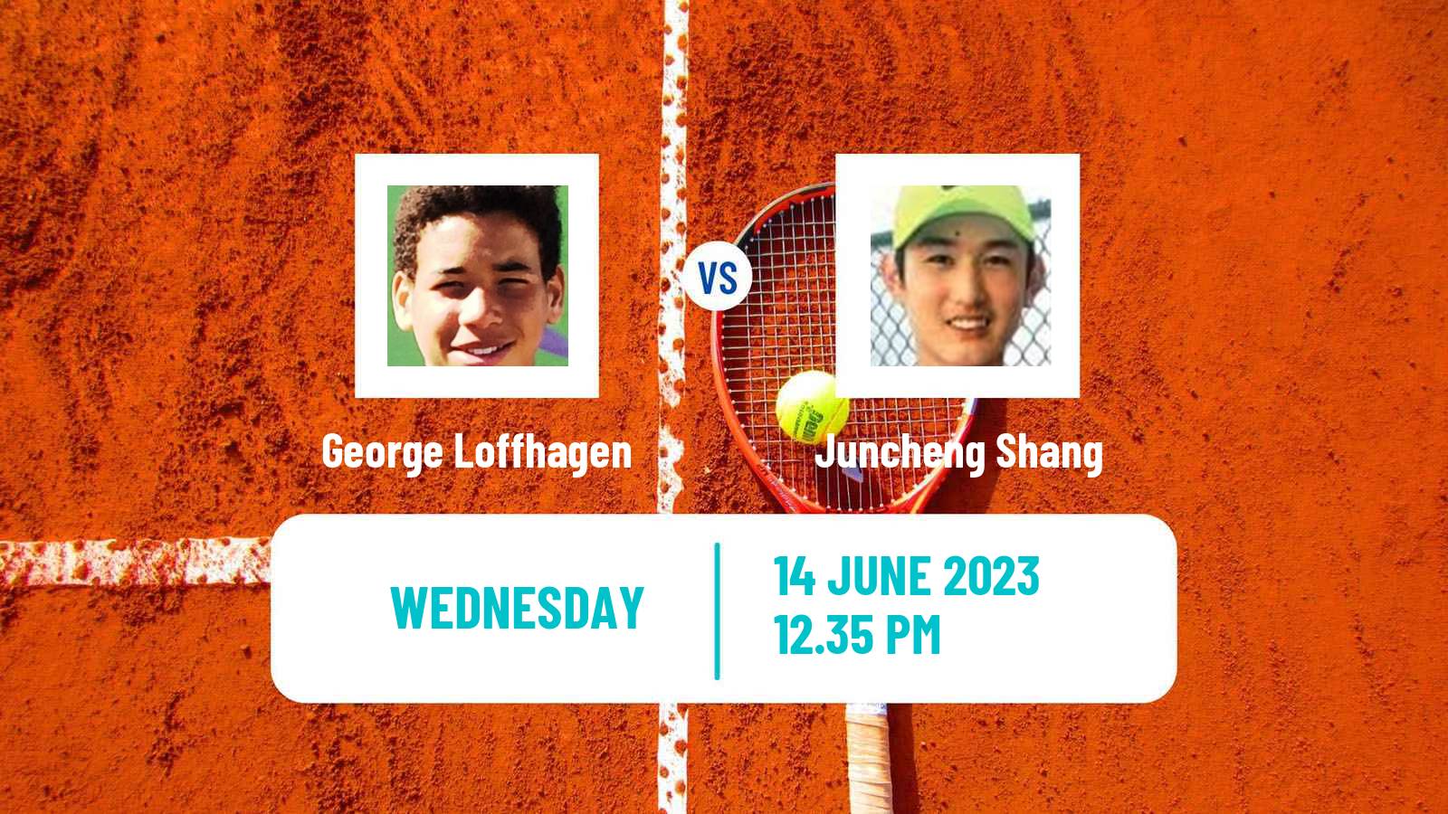 Tennis Nottingham Challenger Men George Loffhagen - Juncheng Shang