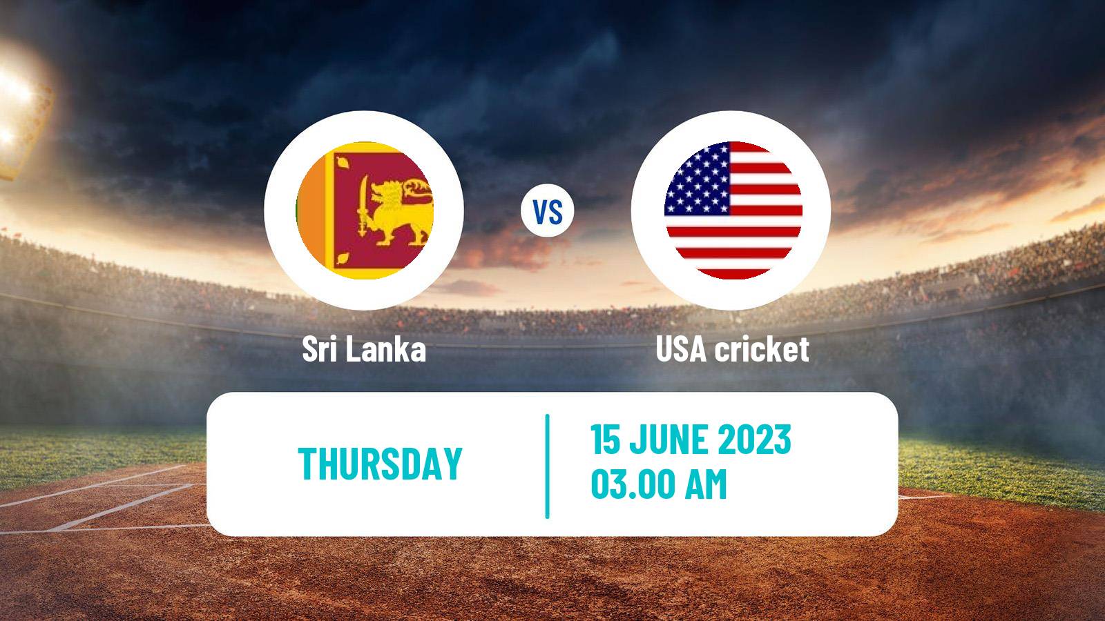 Cricket ICC World Cup Sri Lanka - USA