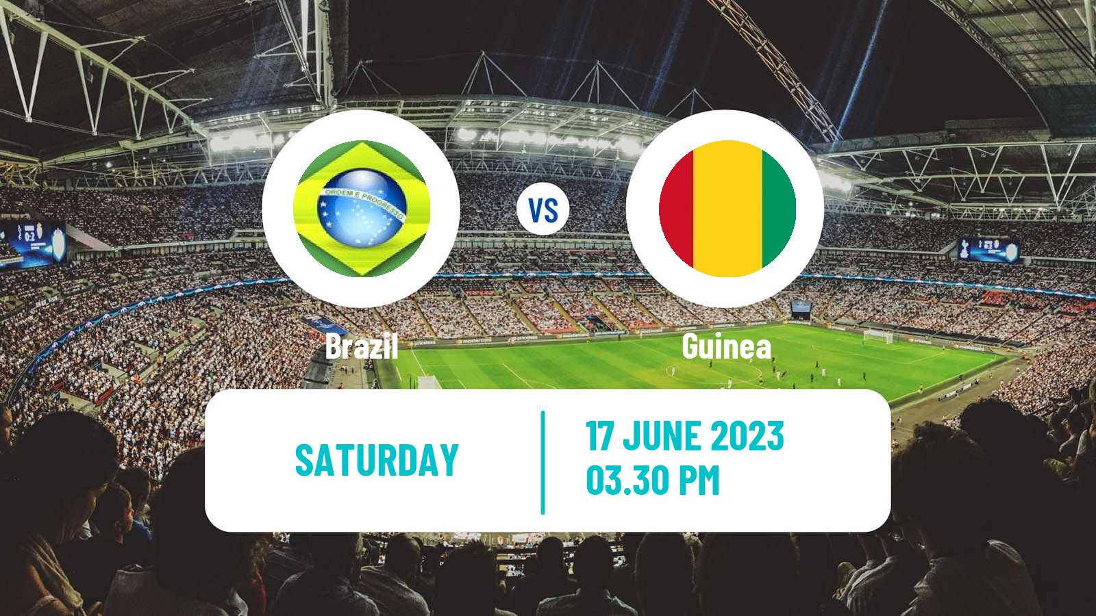 Soccer Friendly Brazil - Guinea