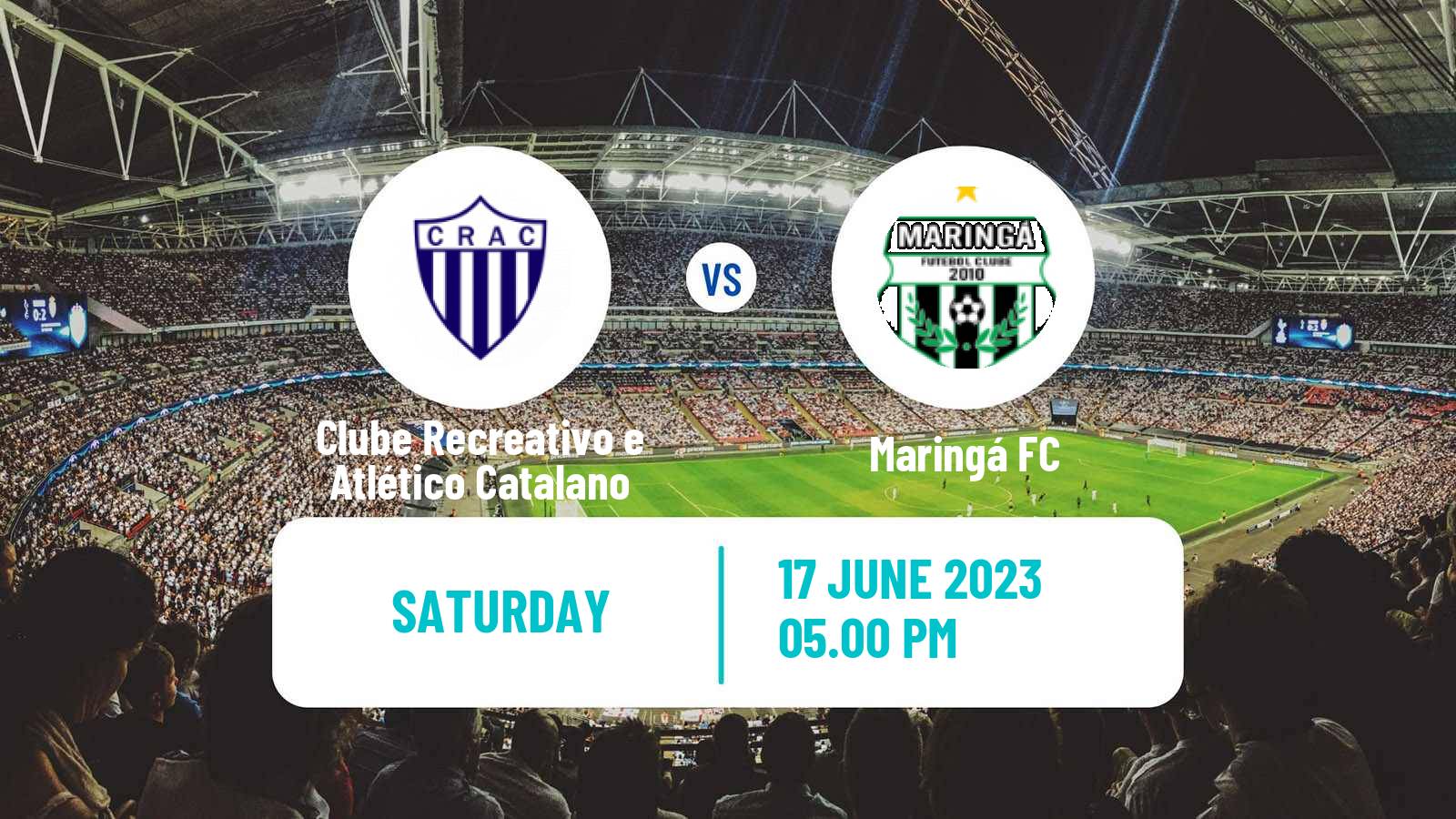 Soccer Brazilian Serie D Clube Recreativo e Atlético Catalano - Maringá