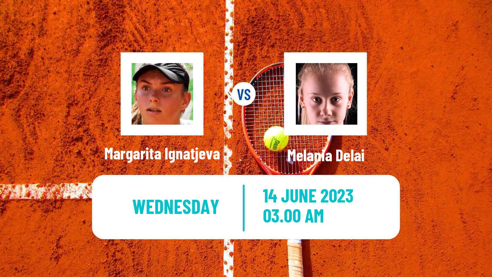 Tennis ITF W15 Kranjska Gora Women Margarita Ignatjeva - Melania Delai