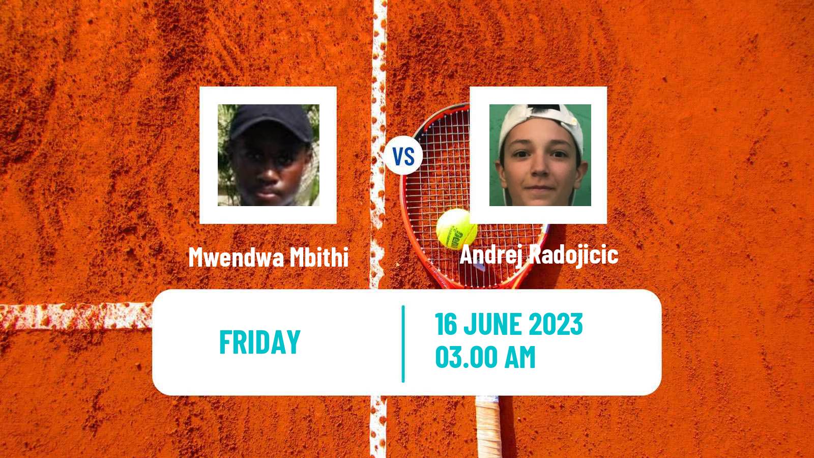 Tennis ITF M15 Kursumlijska Banja 5 Men Mwendwa Mbithi - Andrej Radojicic