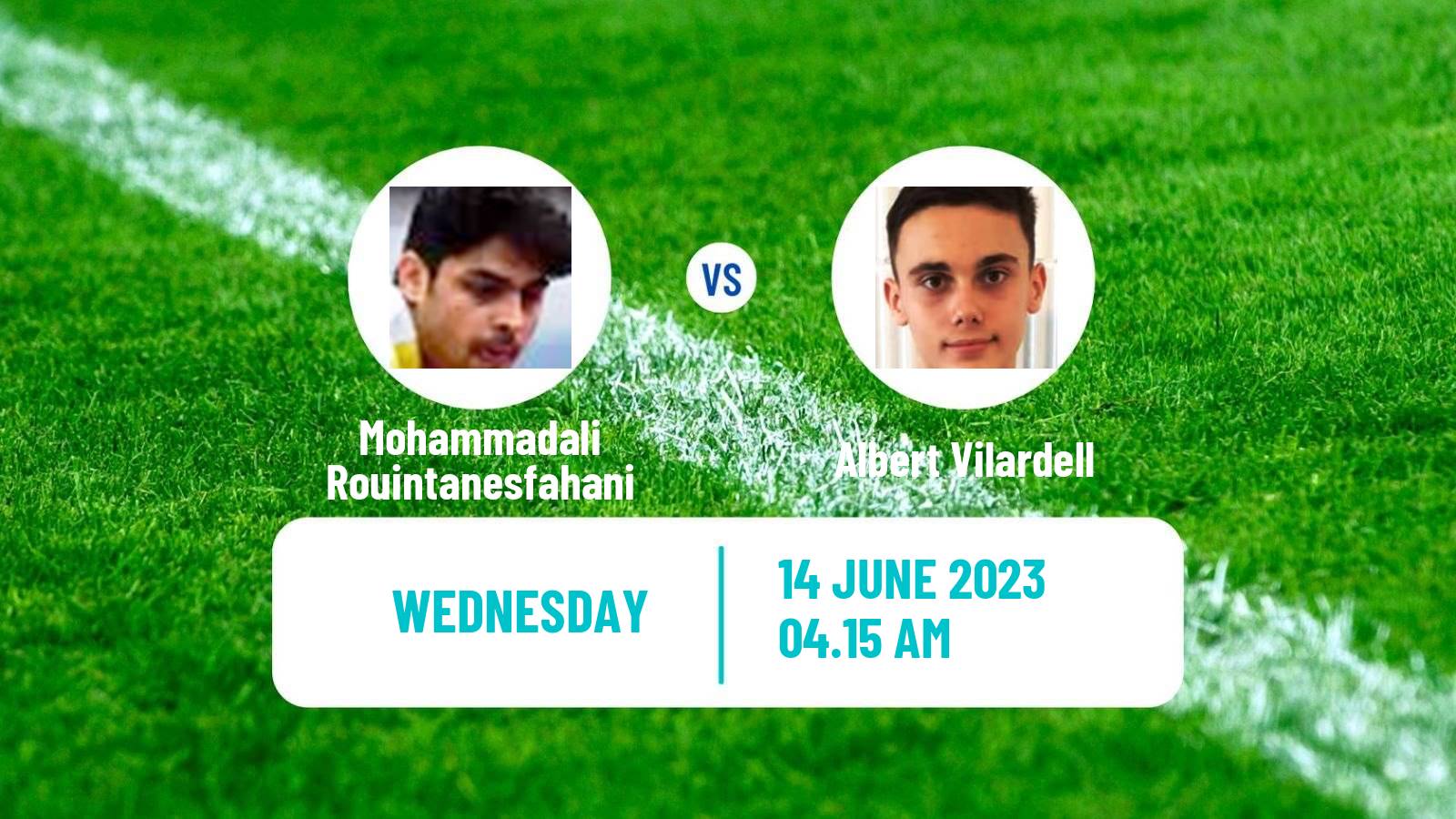 Table tennis Tt Star Series Men Mohammadali Rouintanesfahani - Albert Vilardell