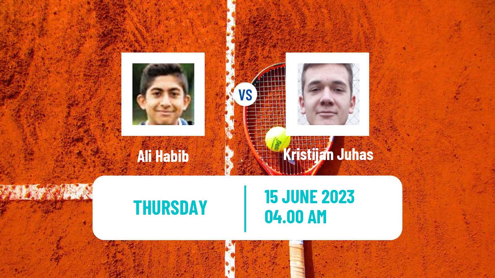 Tennis ITF M15 Kursumlijska Banja 5 Men Ali Habib - Kristijan Juhas