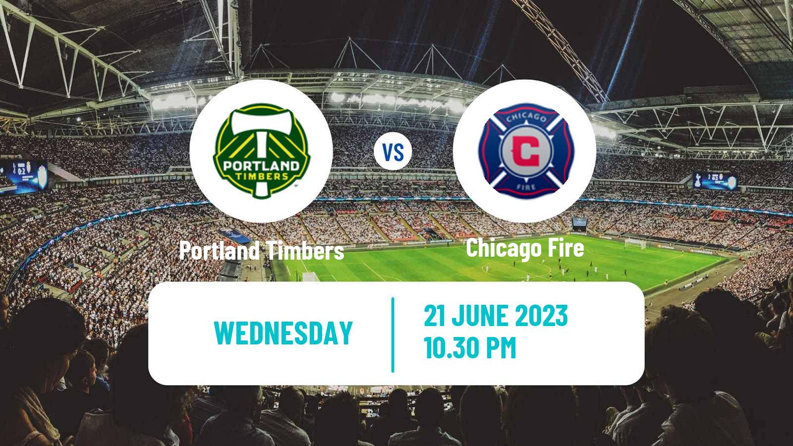Soccer MLS Portland Timbers - Chicago Fire