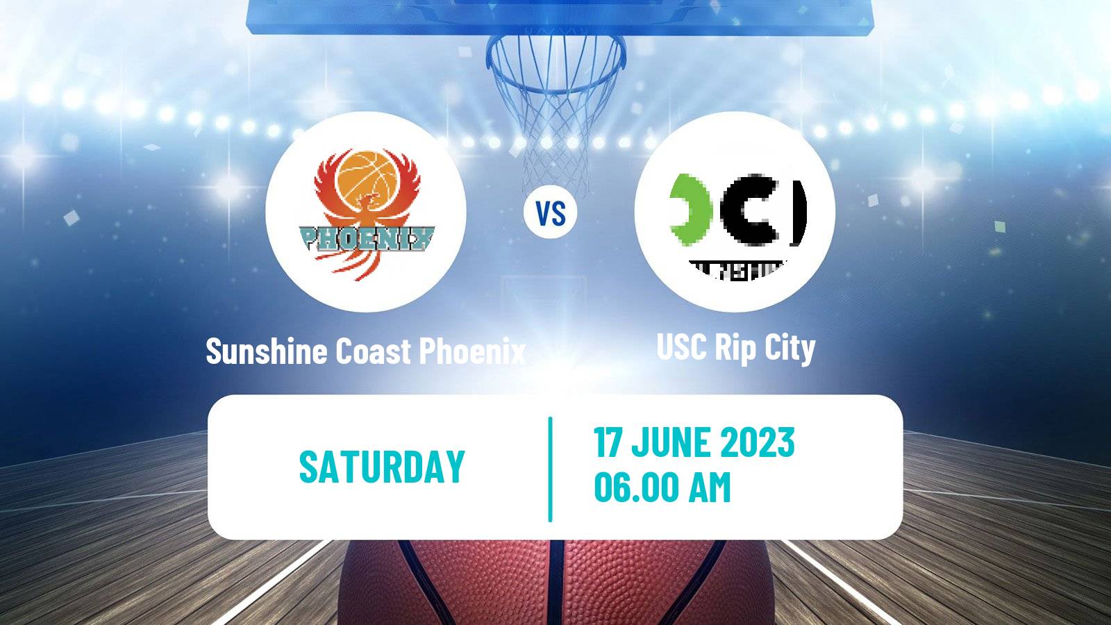 Basketball Australian NBL1 North Sunshine Coast Phoenix - USC Rip City