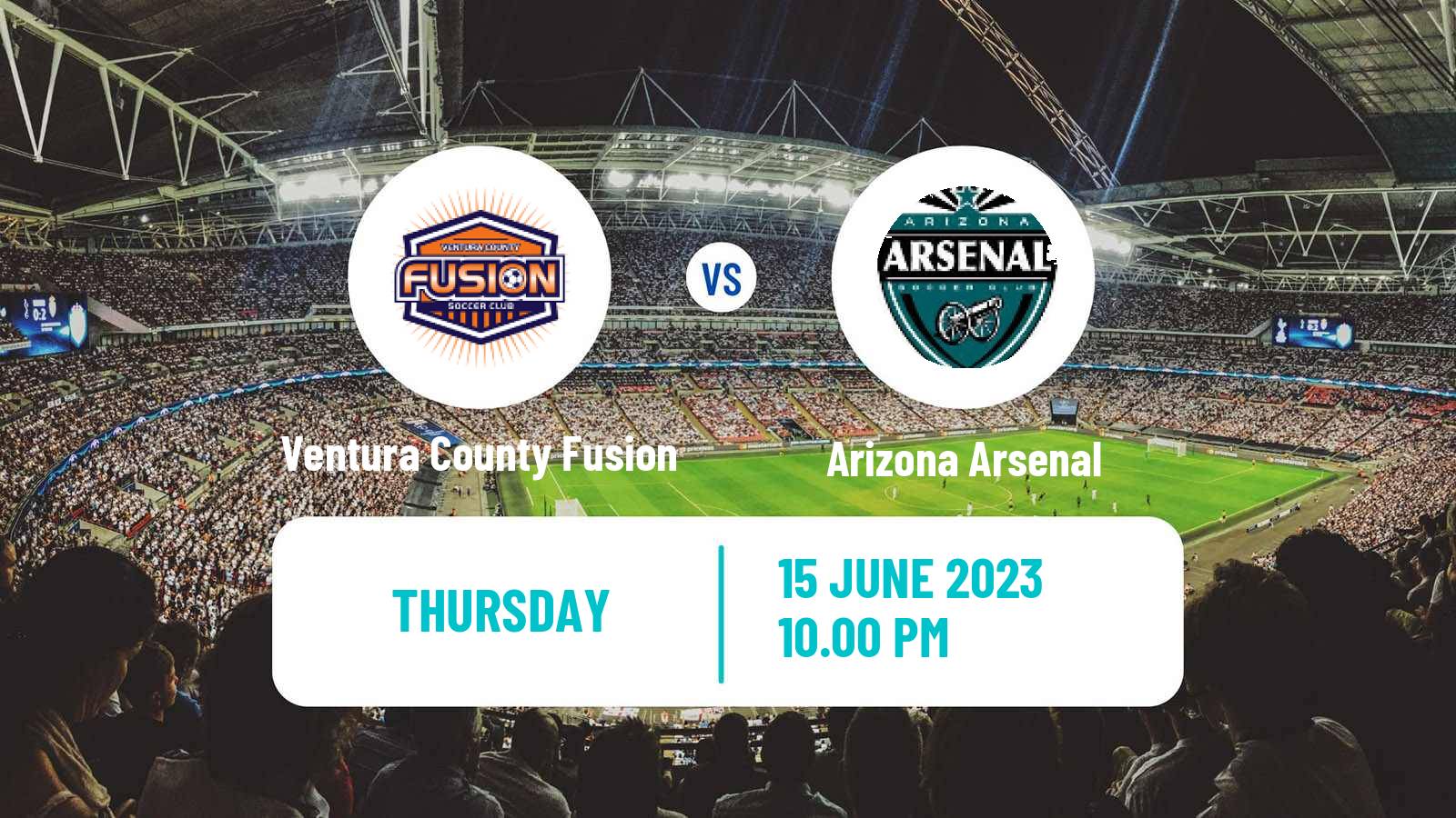 Soccer USL League Two Ventura County Fusion - Arizona Arsenal