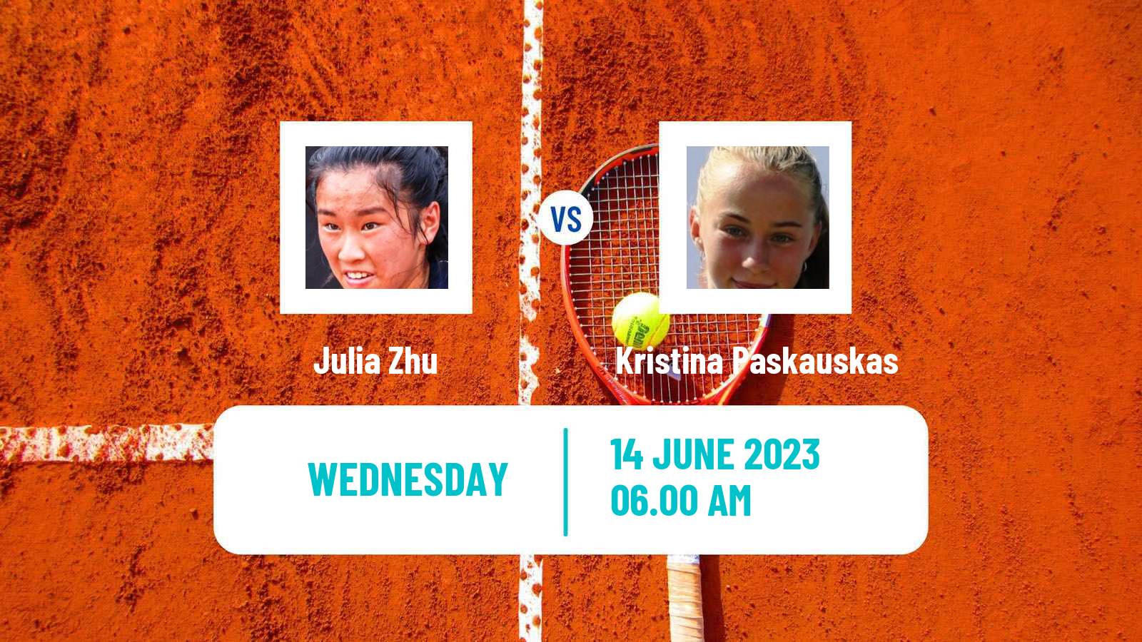 Tennis ITF W15 Monastir 19 Women Julia Zhu - Kristina Paskauskas