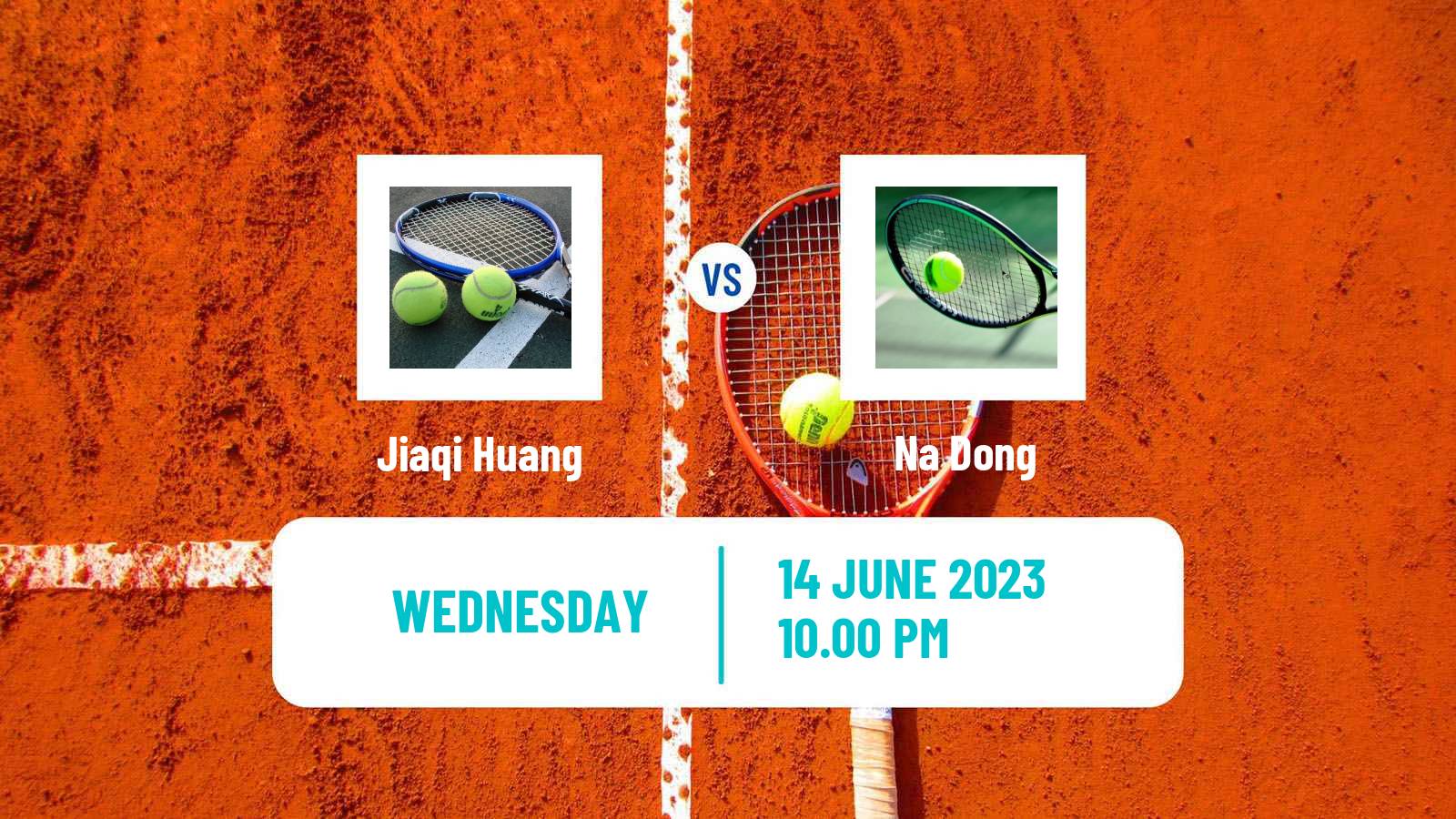 Tennis ITF W15 Tianjin Women Jiaqi Huang - Na Dong