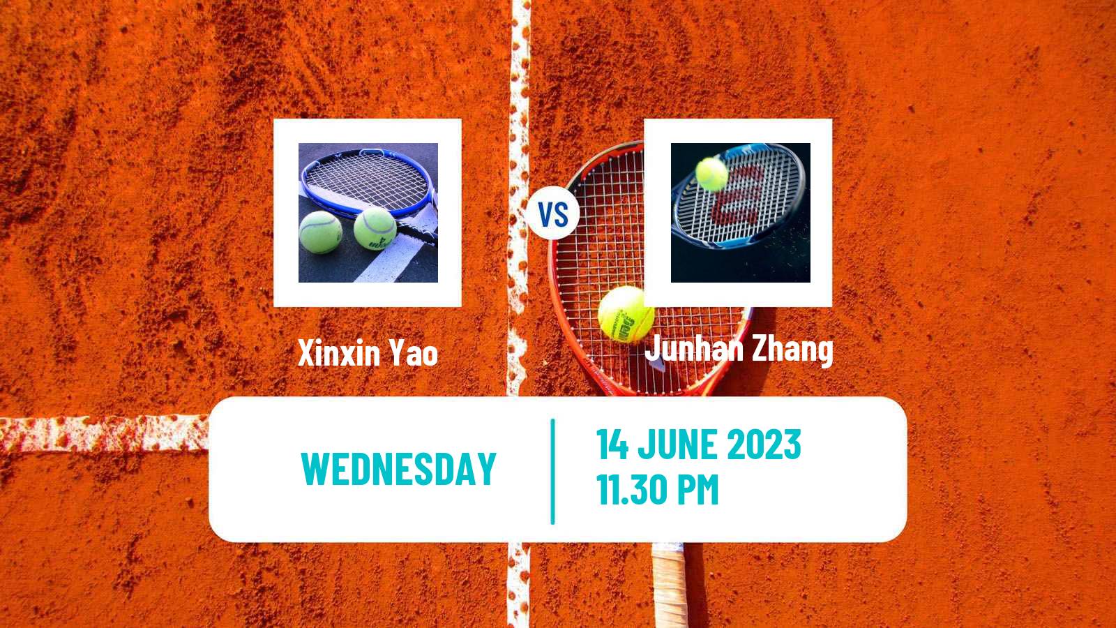 Tennis ITF W15 Tianjin Women Xinxin Yao - Junhan Zhang