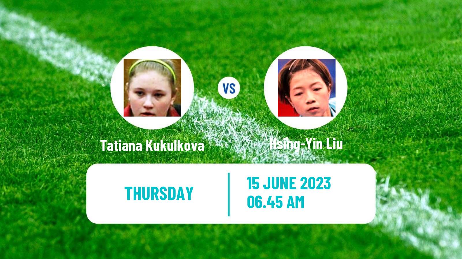 Table tennis Wtt Contender Lagos Women Tatiana Kukulkova - Hsing-Yin Liu