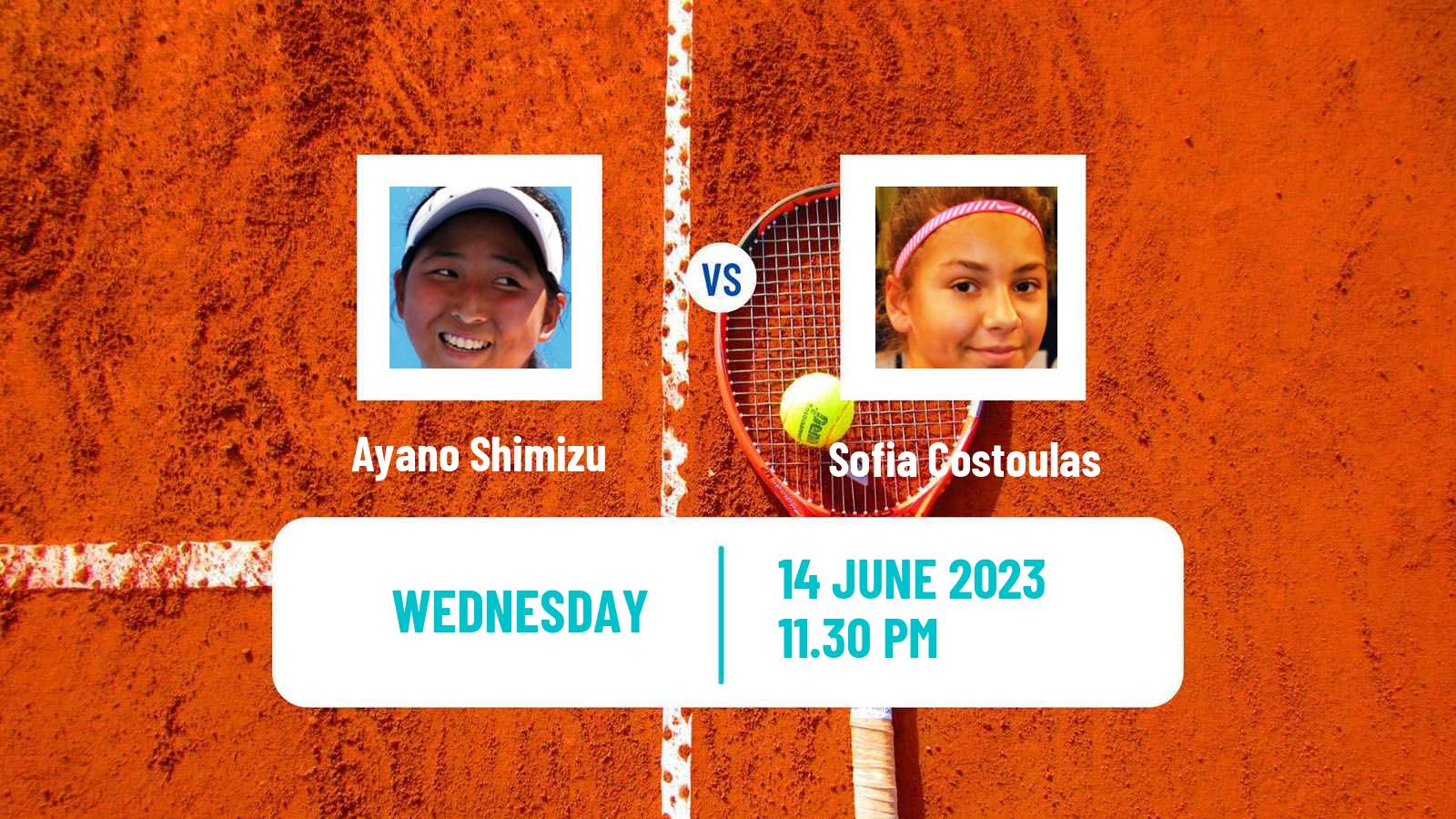 Tennis ITF W25 Tainan Women Ayano Shimizu - Sofia Costoulas