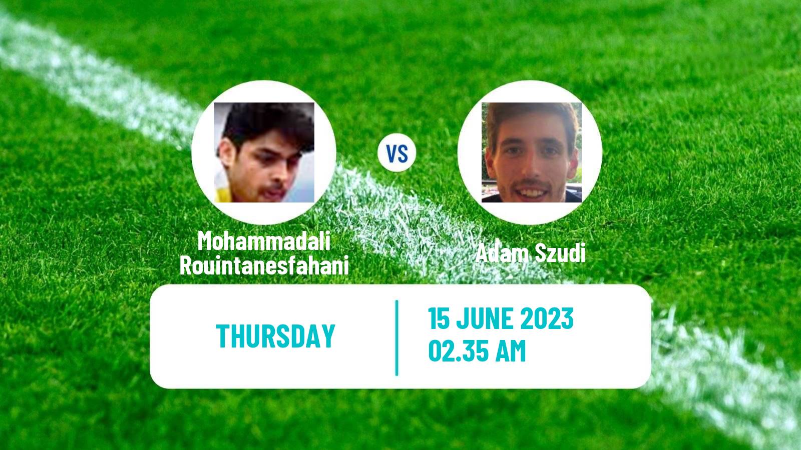 Table tennis Tt Star Series Men Mohammadali Rouintanesfahani - Adam Szudi