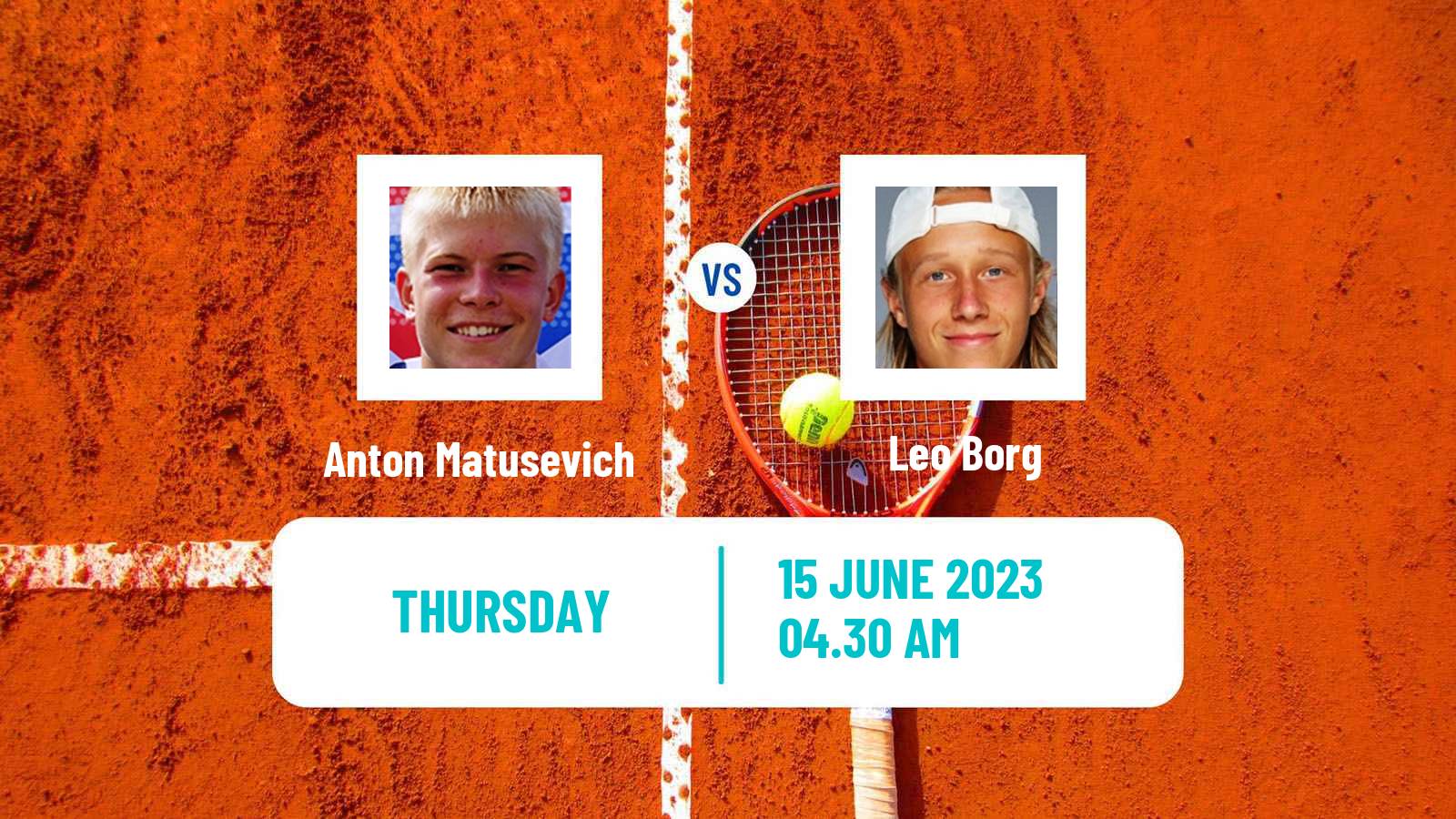 Tennis ITF M25 Risskov Aarhus Men Anton Matusevich - Leo Borg
