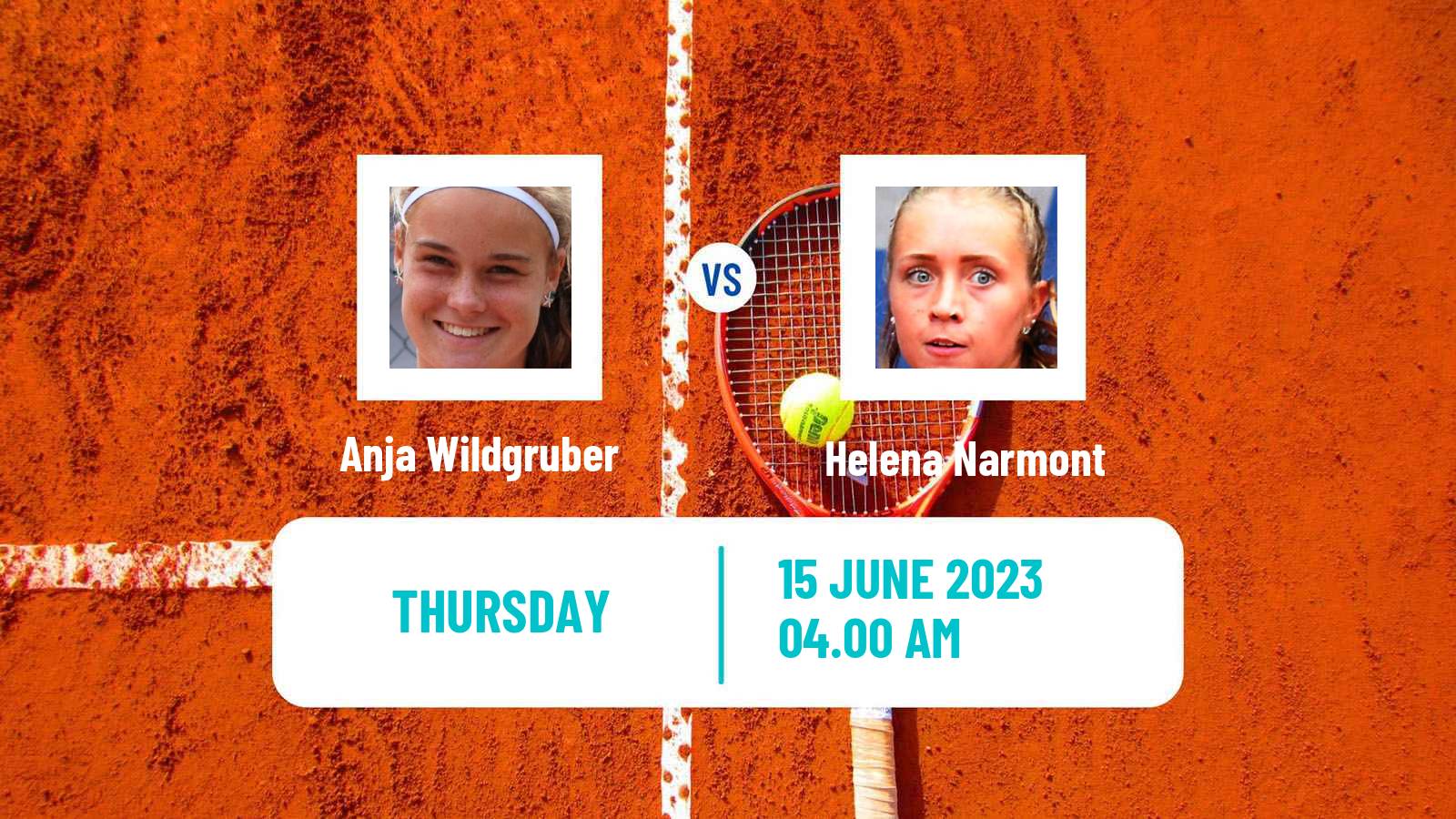 Tennis ITF W15 Monastir 19 Women Anja Wildgruber - Helena Narmont