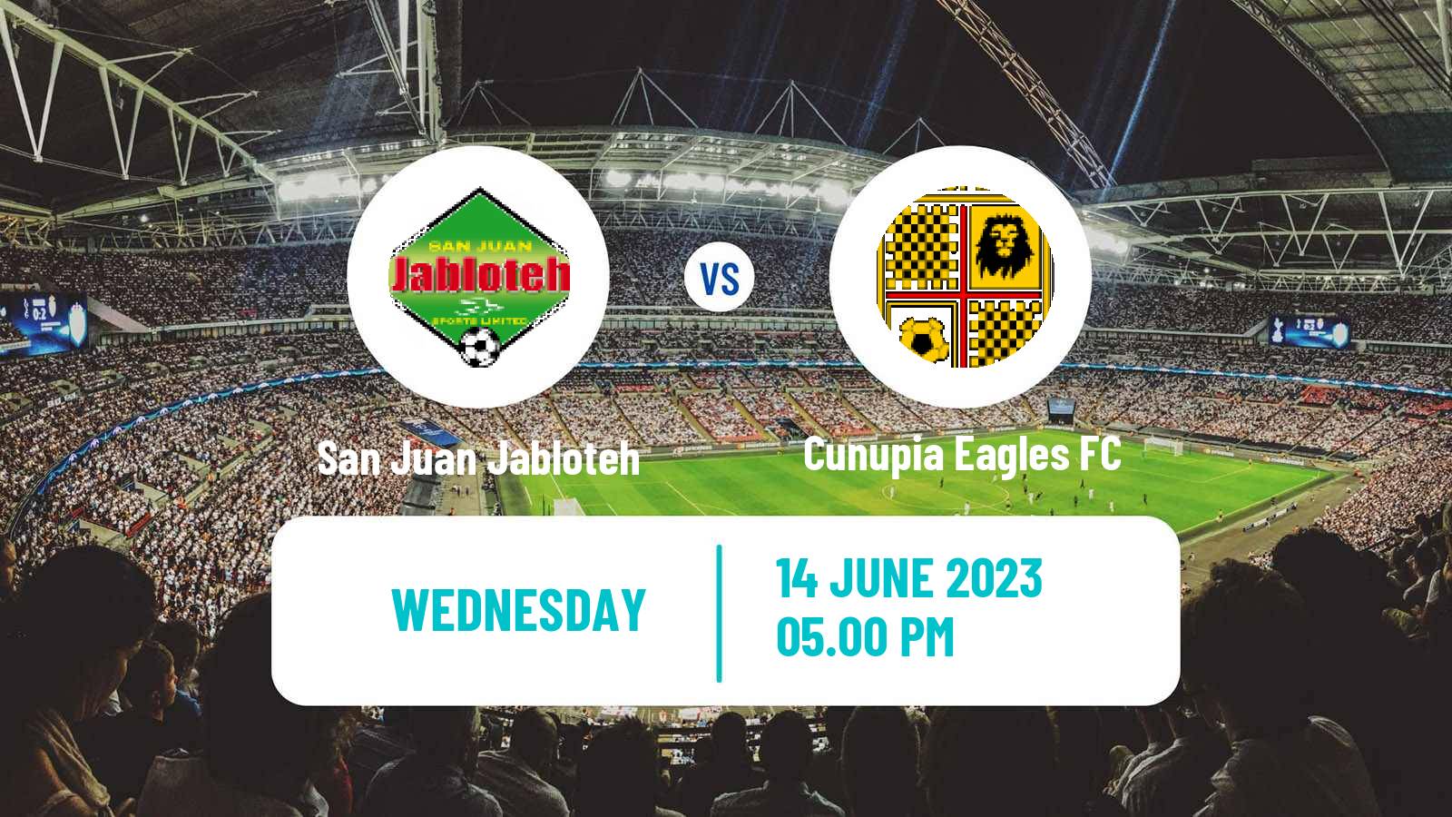 Soccer Trinidad and Tobago Premier League San Juan Jabloteh - Cunupia Eagles FC
