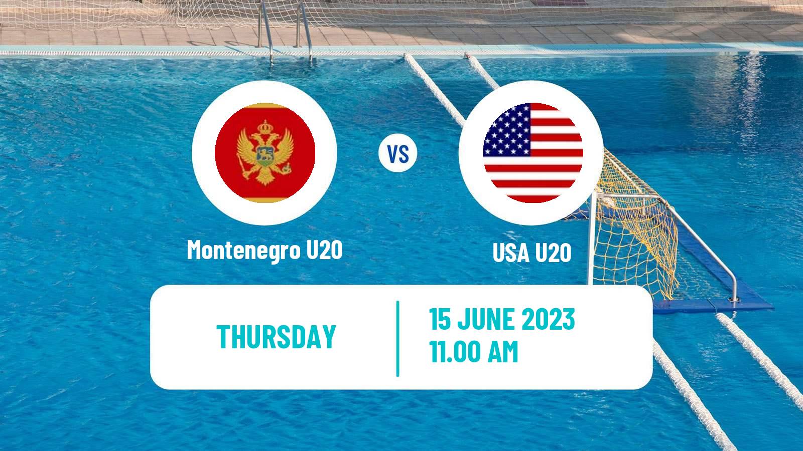 Water polo World Championship Water Polo U20 Montenegro U20 - USA U20